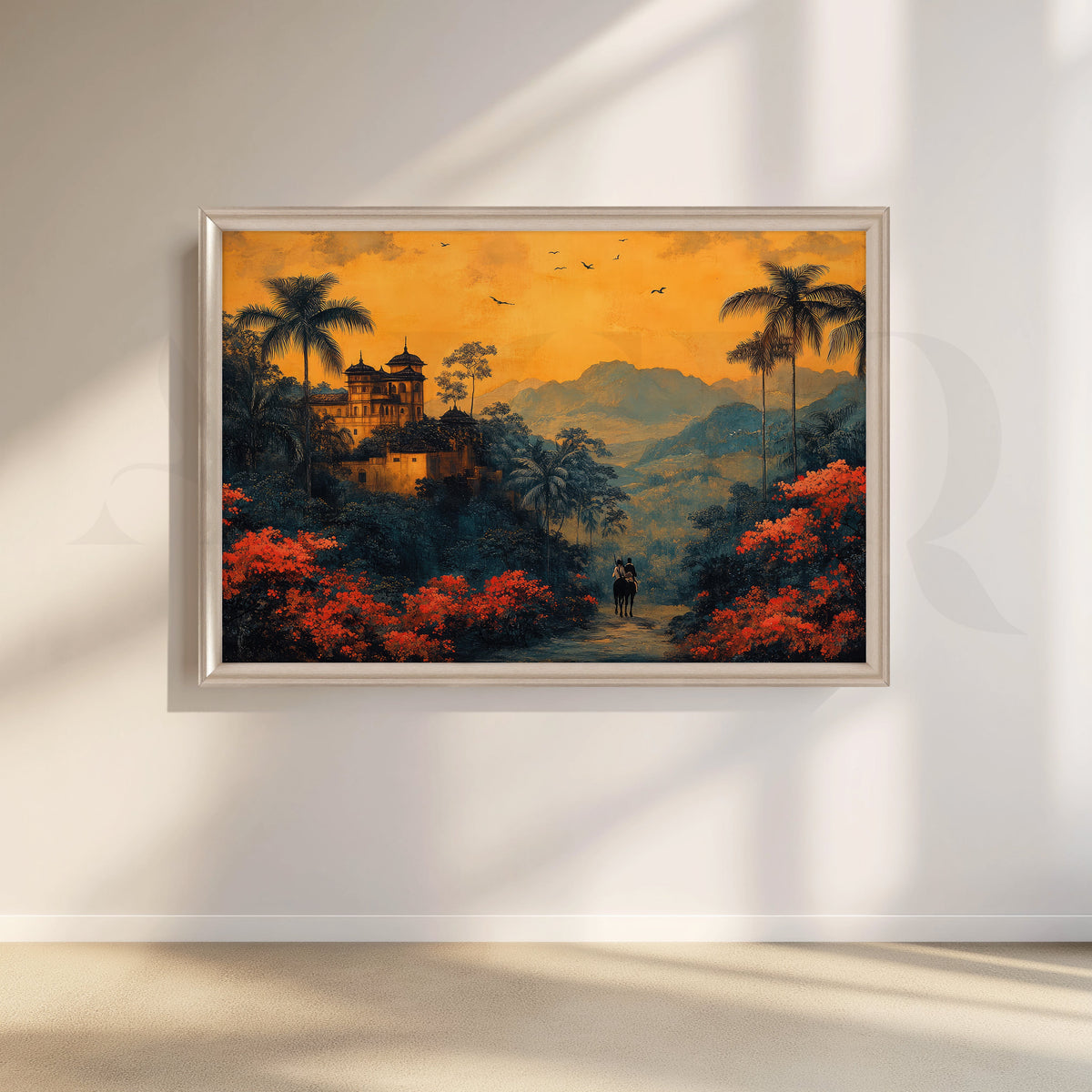 Palace at Golden Dusk Canvas Artwork – Asha Art Studio – Image 4