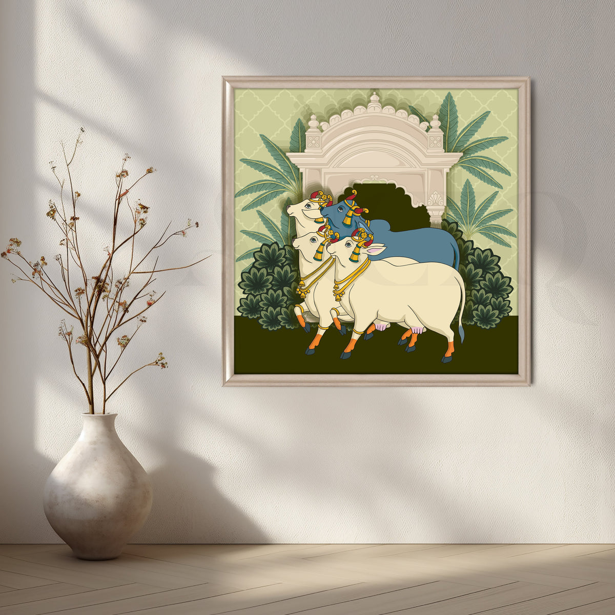 Divine Companions Canvas Artwork – Asha Art Studio – Image 4