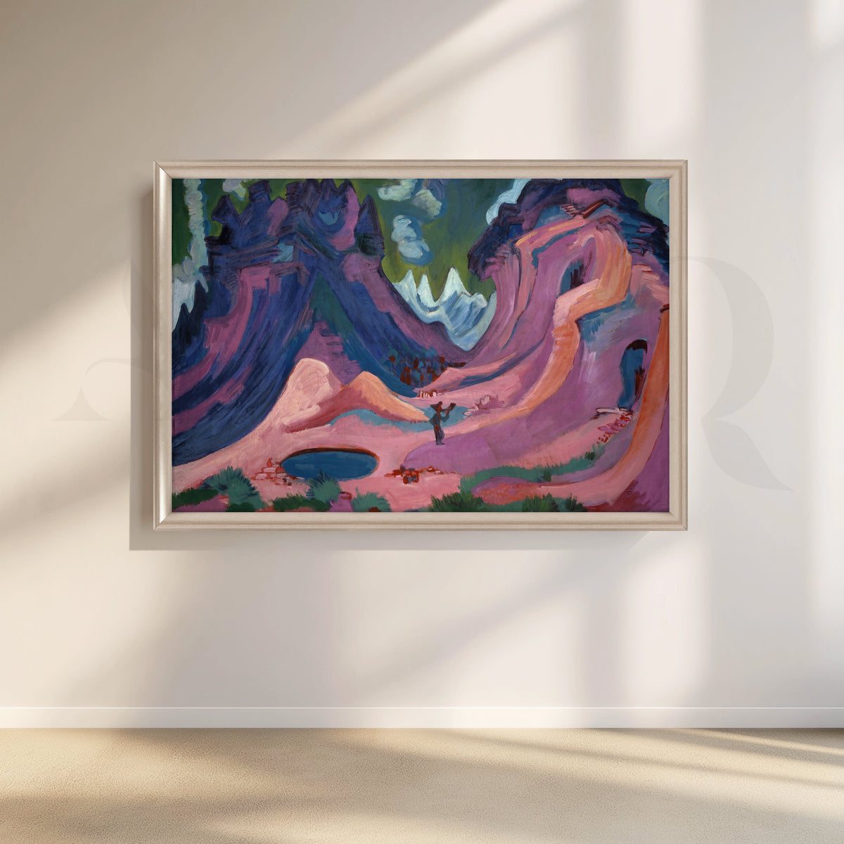 Amethyst Canyon Canvas Artwork – Asha Art Studio – Image 4