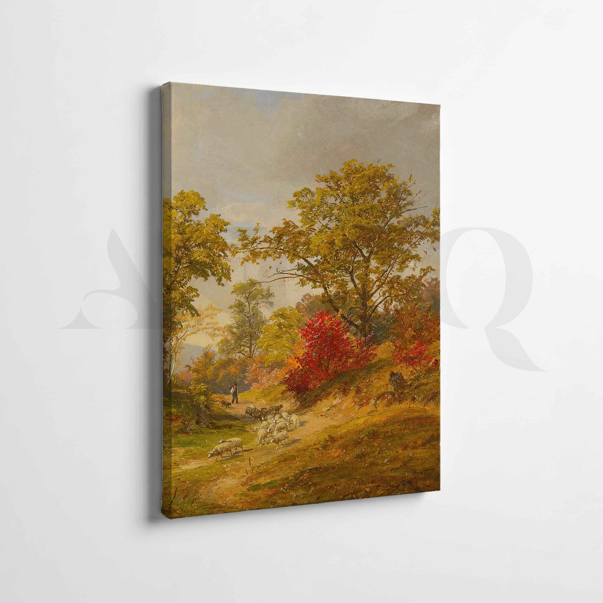 Woodland Pastoral Landscape Gallery Wall Artwork Set of 2 – Asha Art Studio – Image 4