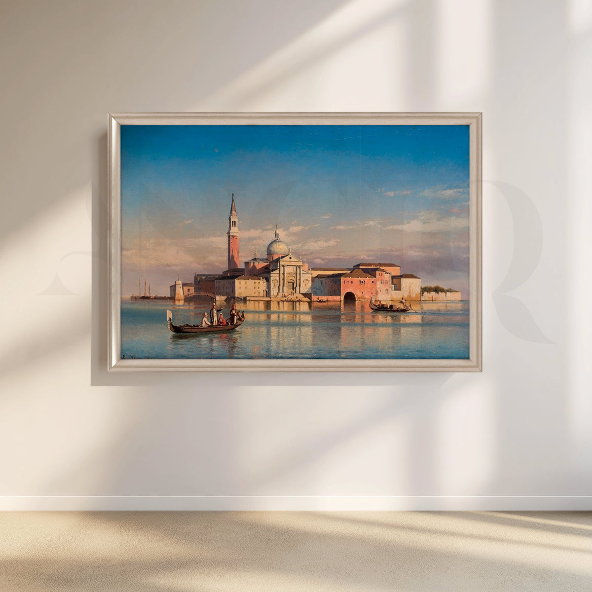 San Giorgio Silhouette Canvas Artwork – Asha Art Studio – Image 4