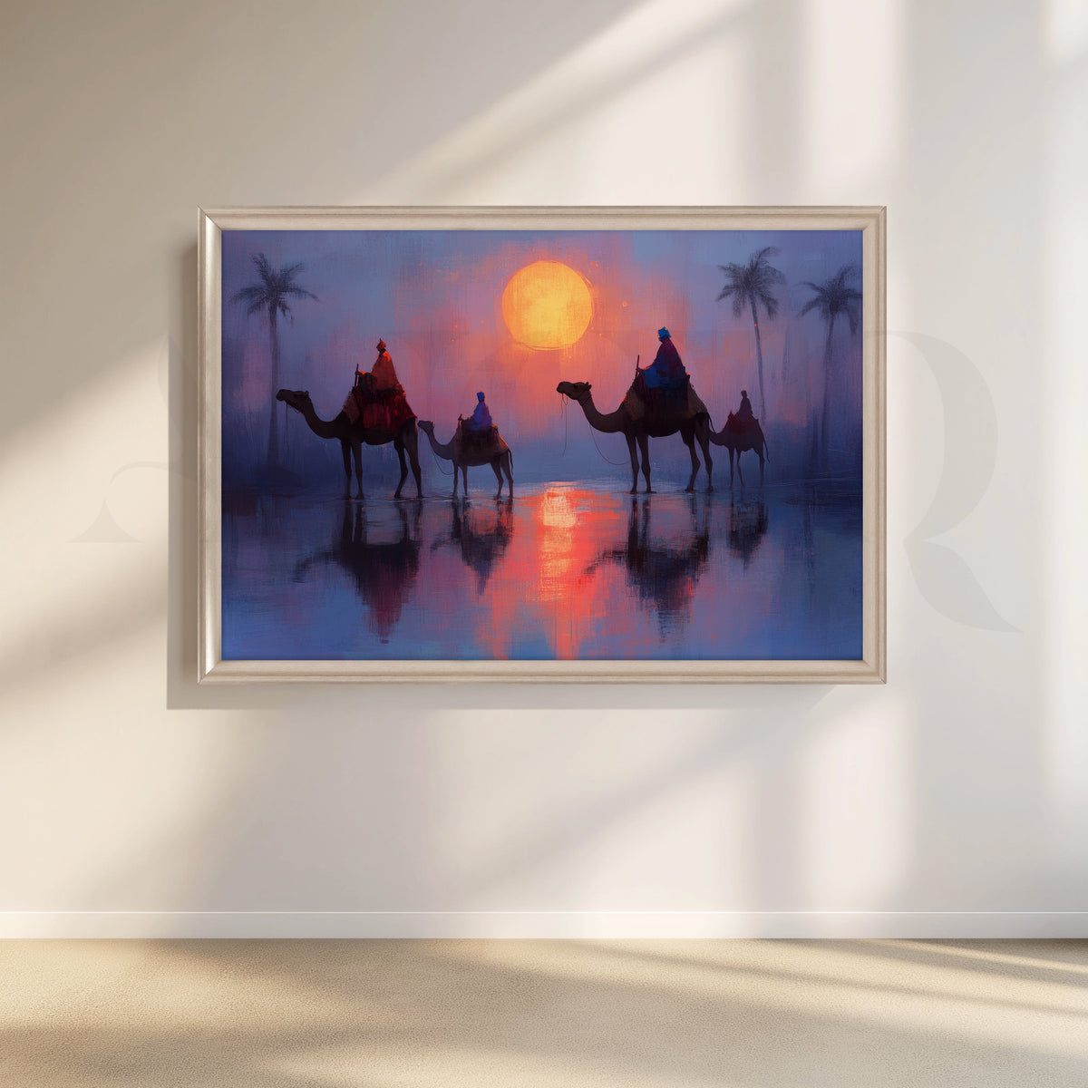 Twilight Caravan Canvas Artwork – Asha Art Studio – Image 4