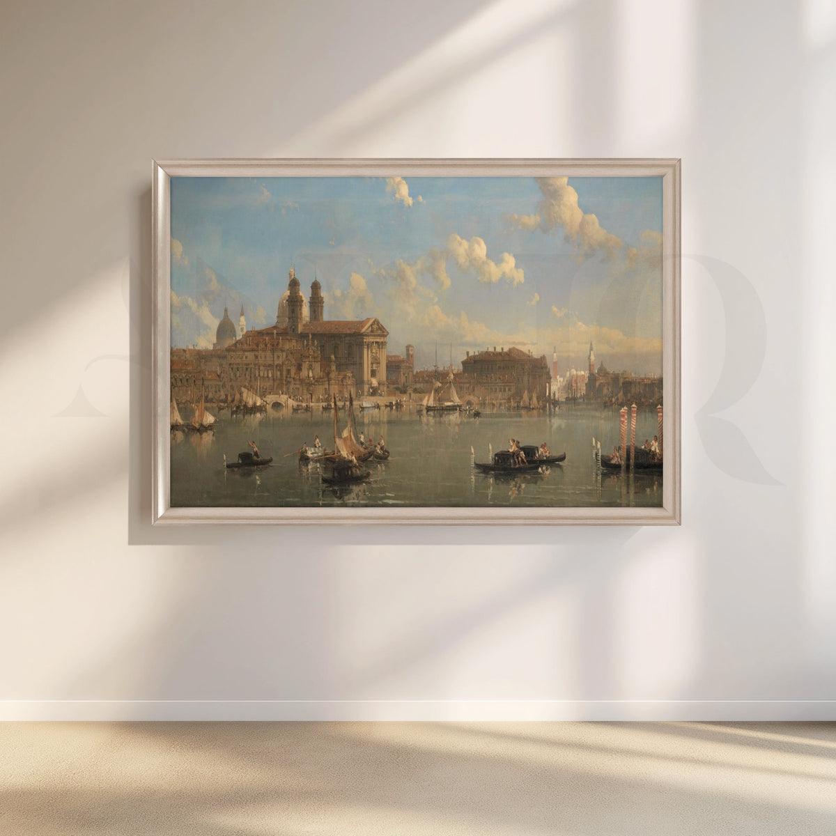 Venetian Waterfront Canvas Artwork – Asha Art Studio – Image 4