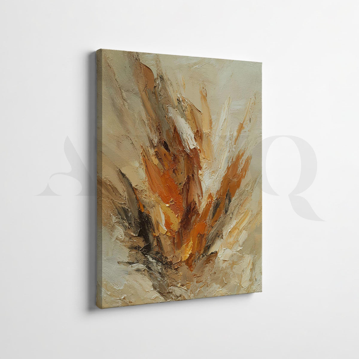 Warm Bloom Abstract Gallery Wall Set of 2 – Asha Art Studio – Image 4