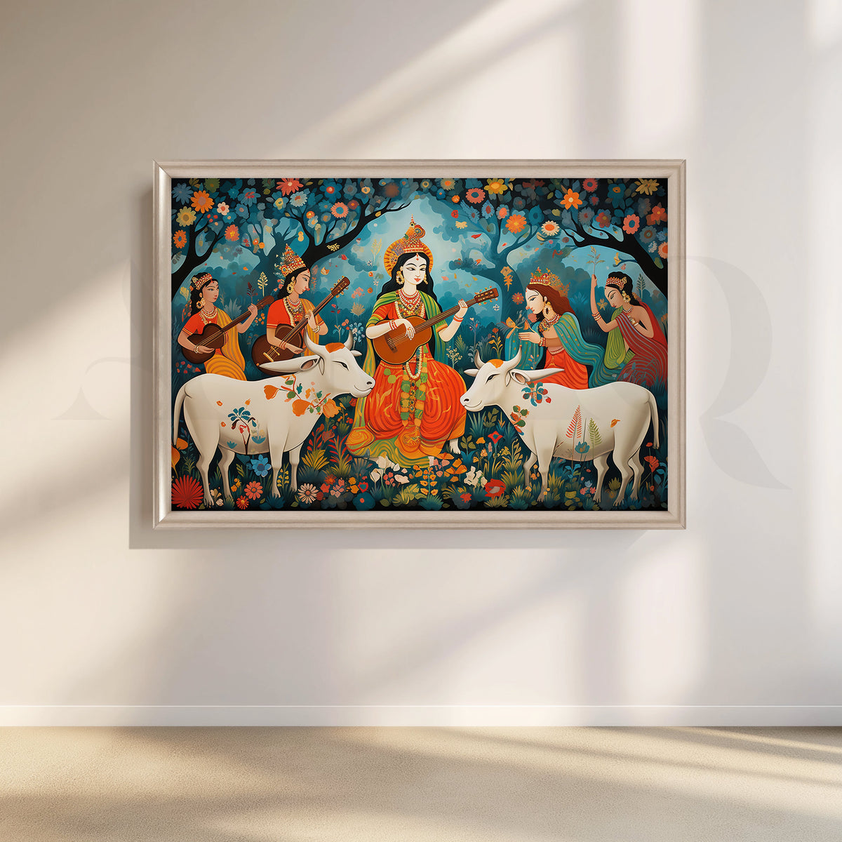 Melody in the Forest Canvas Artwork – Asha Art Studio – Image 4