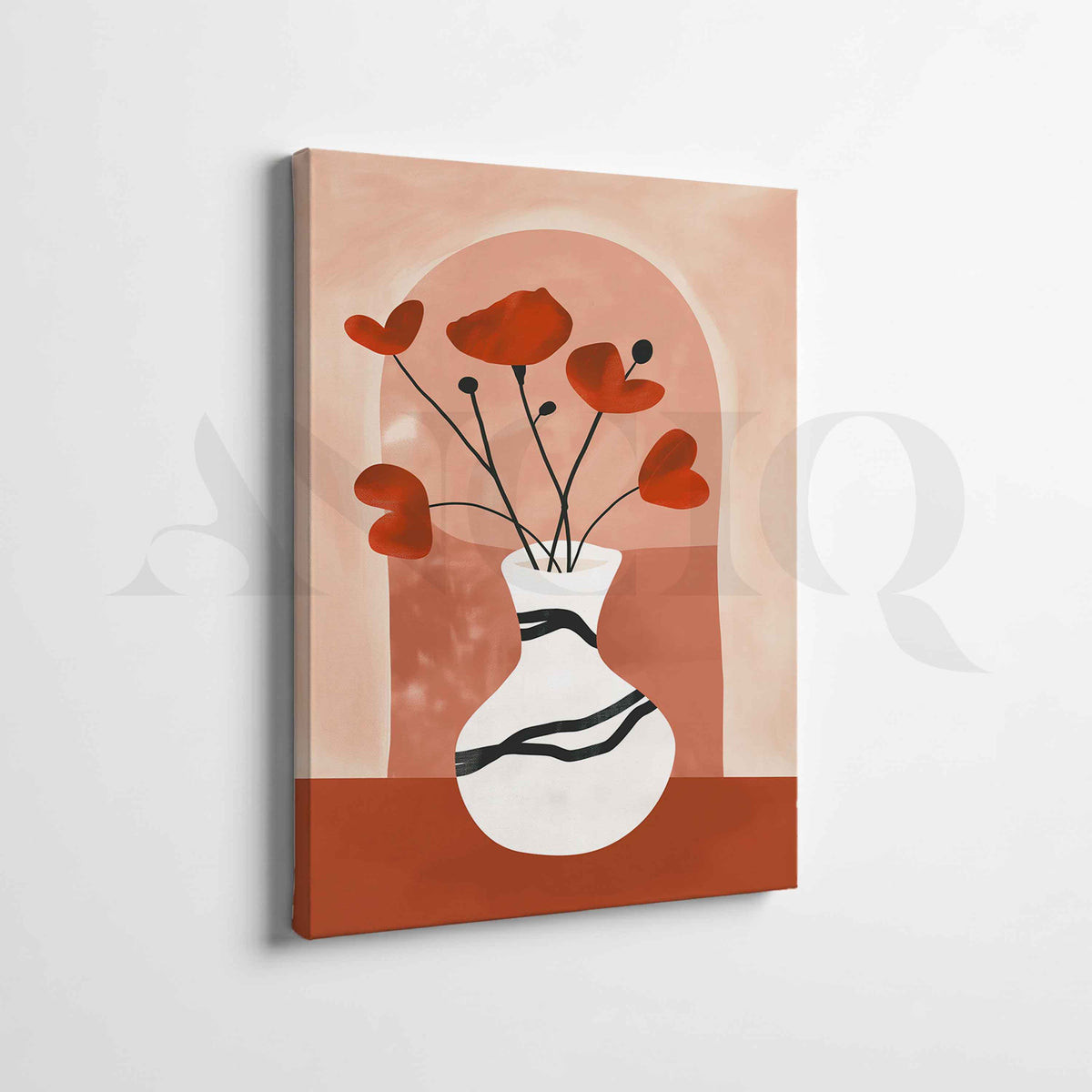 Warm Boho Botanical Gallery Wall Set of 4 – Asha Art Studio – Image 5