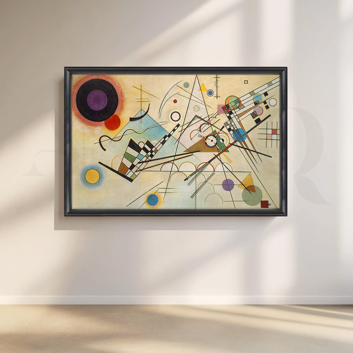 Inspired Geometric Abstract Canvas Artwork – Asha Art Studio – Image 3