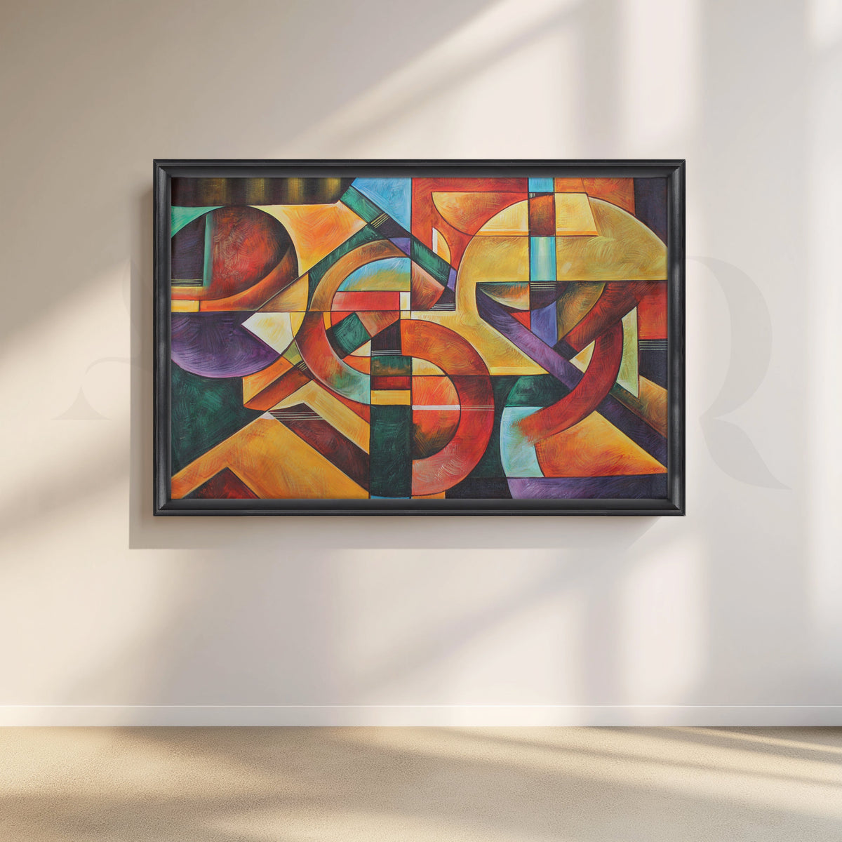 Vibrant Multicolor Geometric Artwork – Asha Art Studio – Image 3