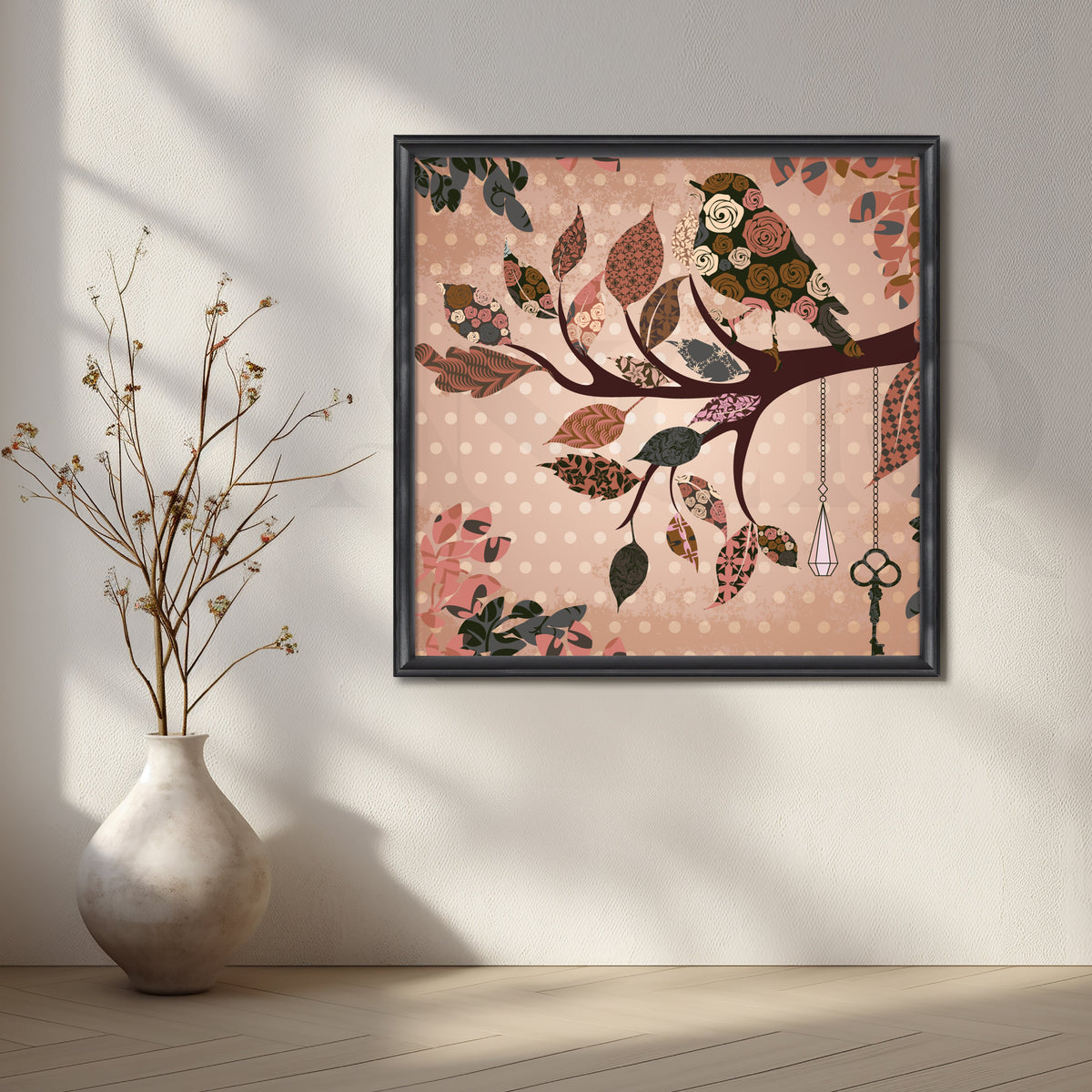 Whispering Branches Canvas Artwork – Asha Art Studio – Image 3
