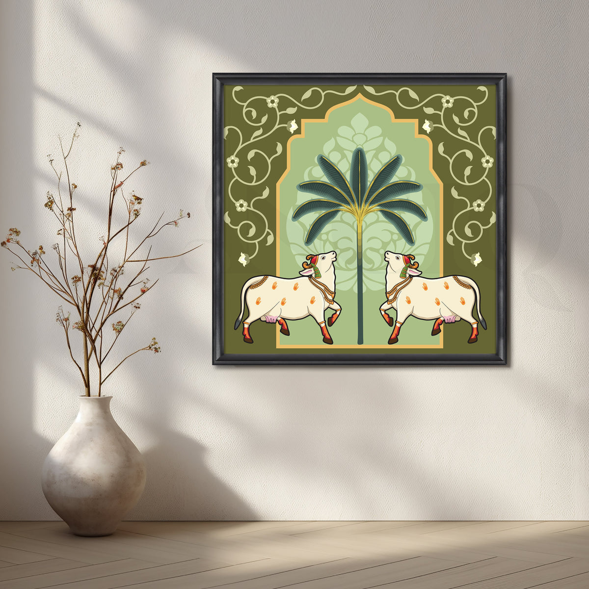 Sacred Harmony Canvas Artwork – Asha Art Studio – Image 3