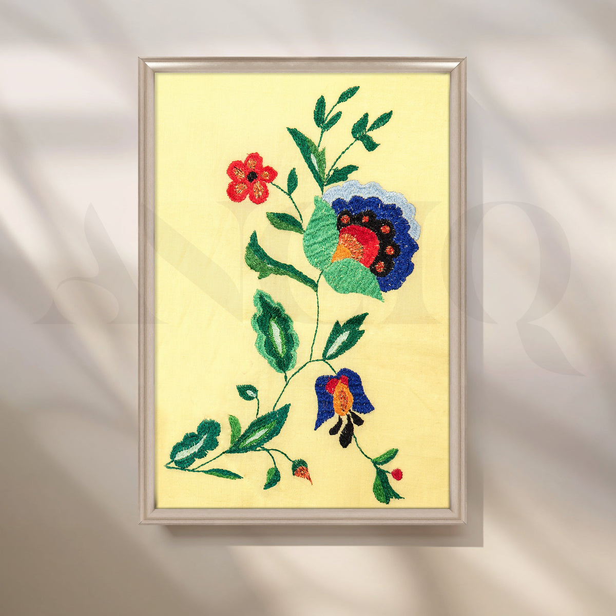 Folk Bloom Canvas Artwork – Asha Art Studio – Image 4