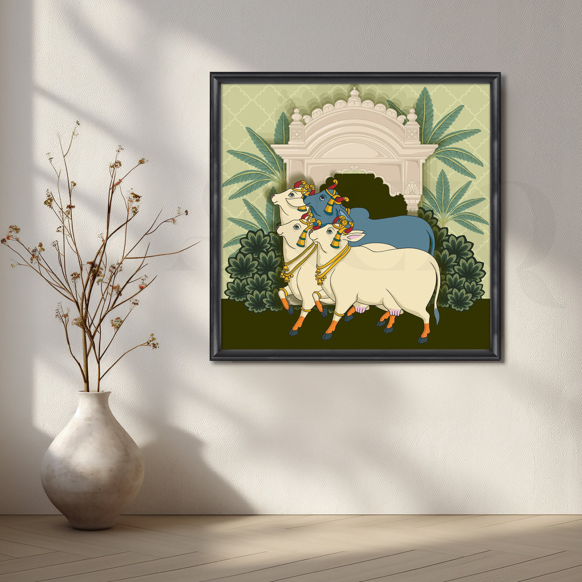 Divine Companions Canvas Artwork – Asha Art Studio – Image 3