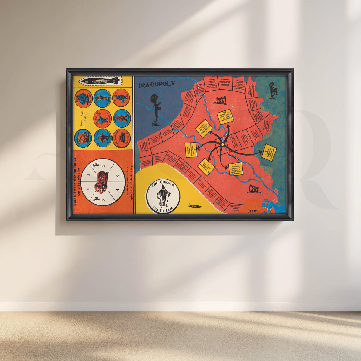 Iraqopoly Map Canvas Artwork – Asha Art Studio – Image 3