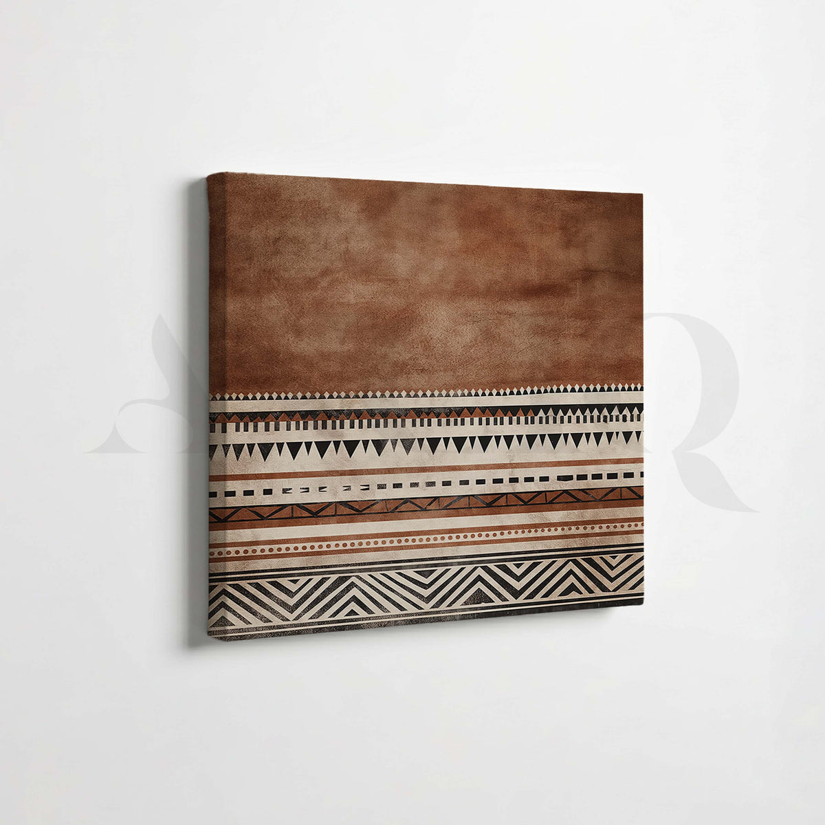 Earthy Tribal Pattern Gallery Wall Set of 4 – Asha Art Studio – Image 5
