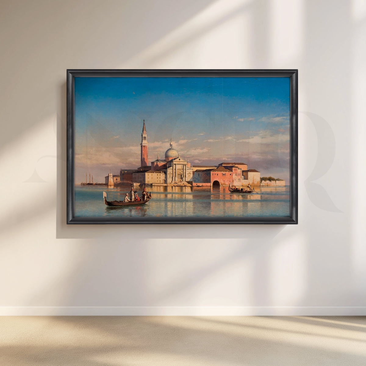 San Giorgio Silhouette Canvas Artwork – Asha Art Studio – Image 3