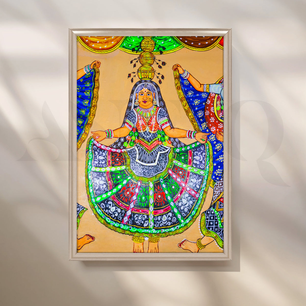 Tribal Dance Canvas Artwork – Asha Art Studio – Image 4