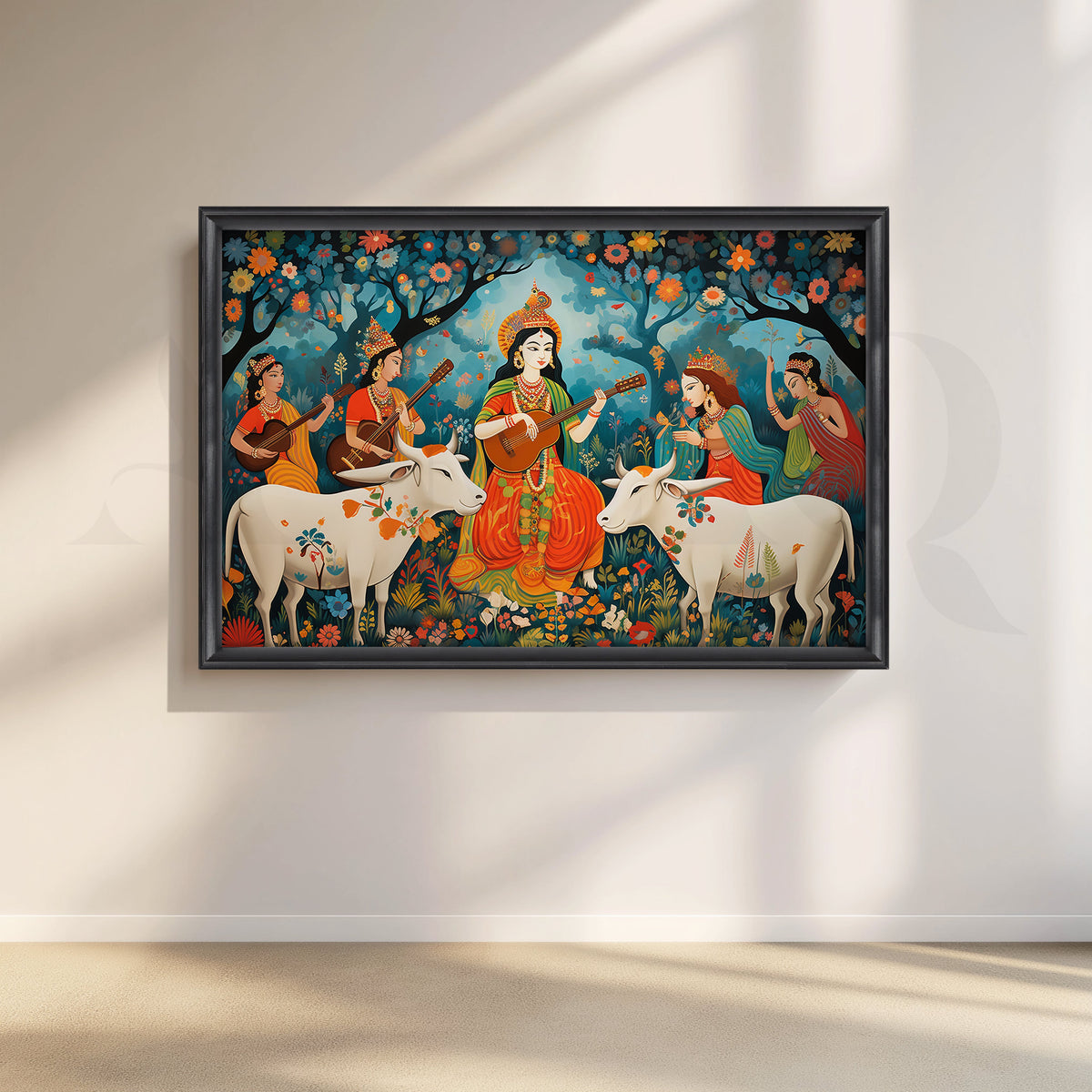 Melody in the Forest Canvas Artwork – Asha Art Studio – Image 3