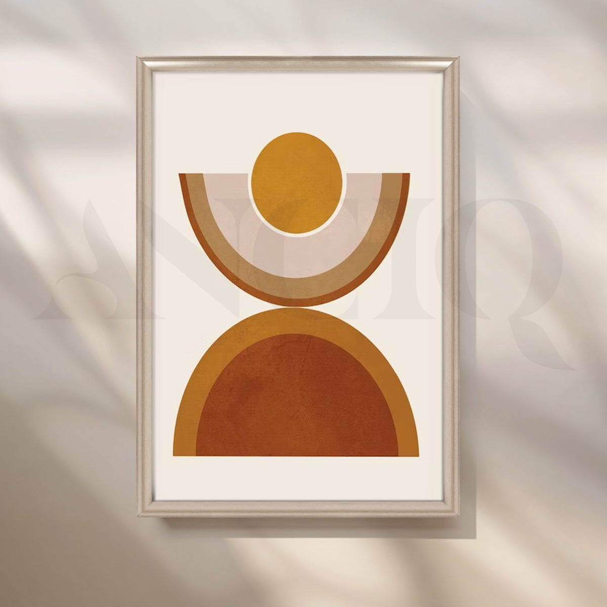 Minimal Geometric Abstract Canvas Artwork – Asha Art Studio – Image 4