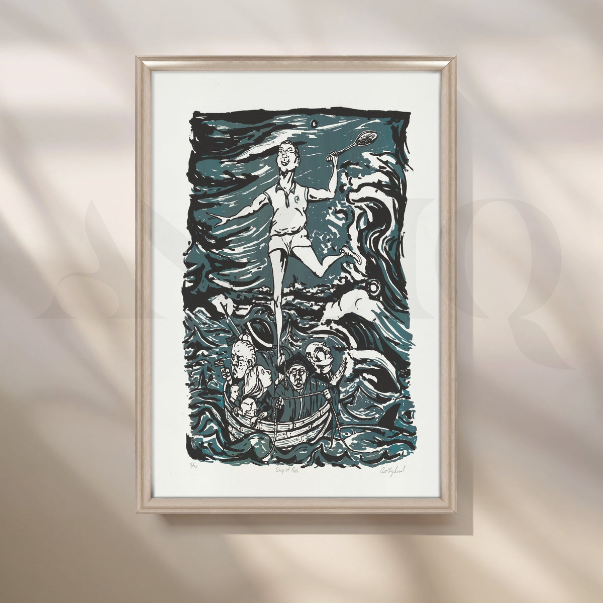Ship of Fools Canvas Artwork – Asha Art Studio – Image 4