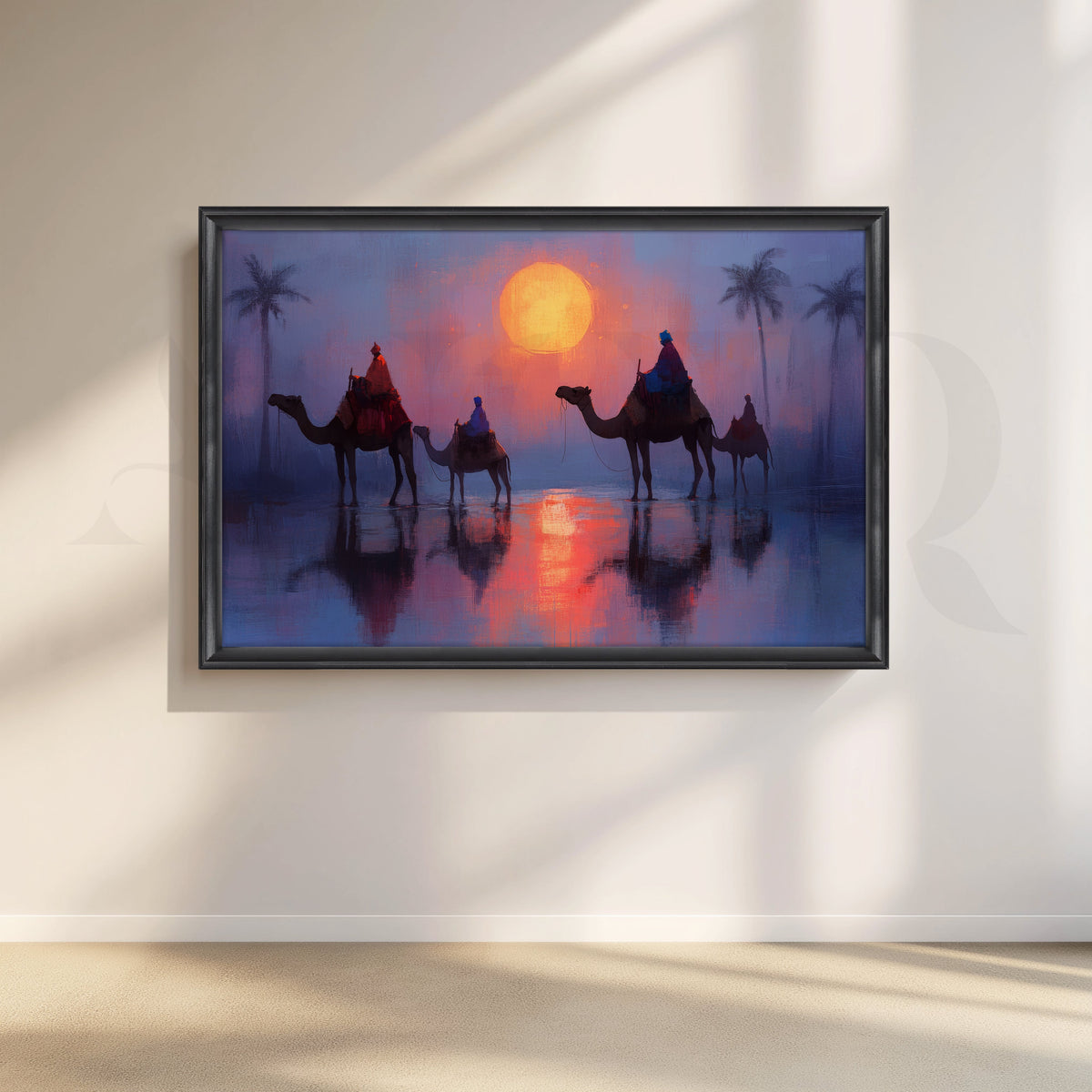 Twilight Caravan Canvas Artwork – Asha Art Studio – Image 3