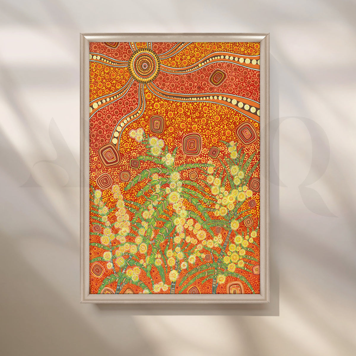 Wildflower Dreaming Canvas Artwork – Asha Art Studio – Image 4