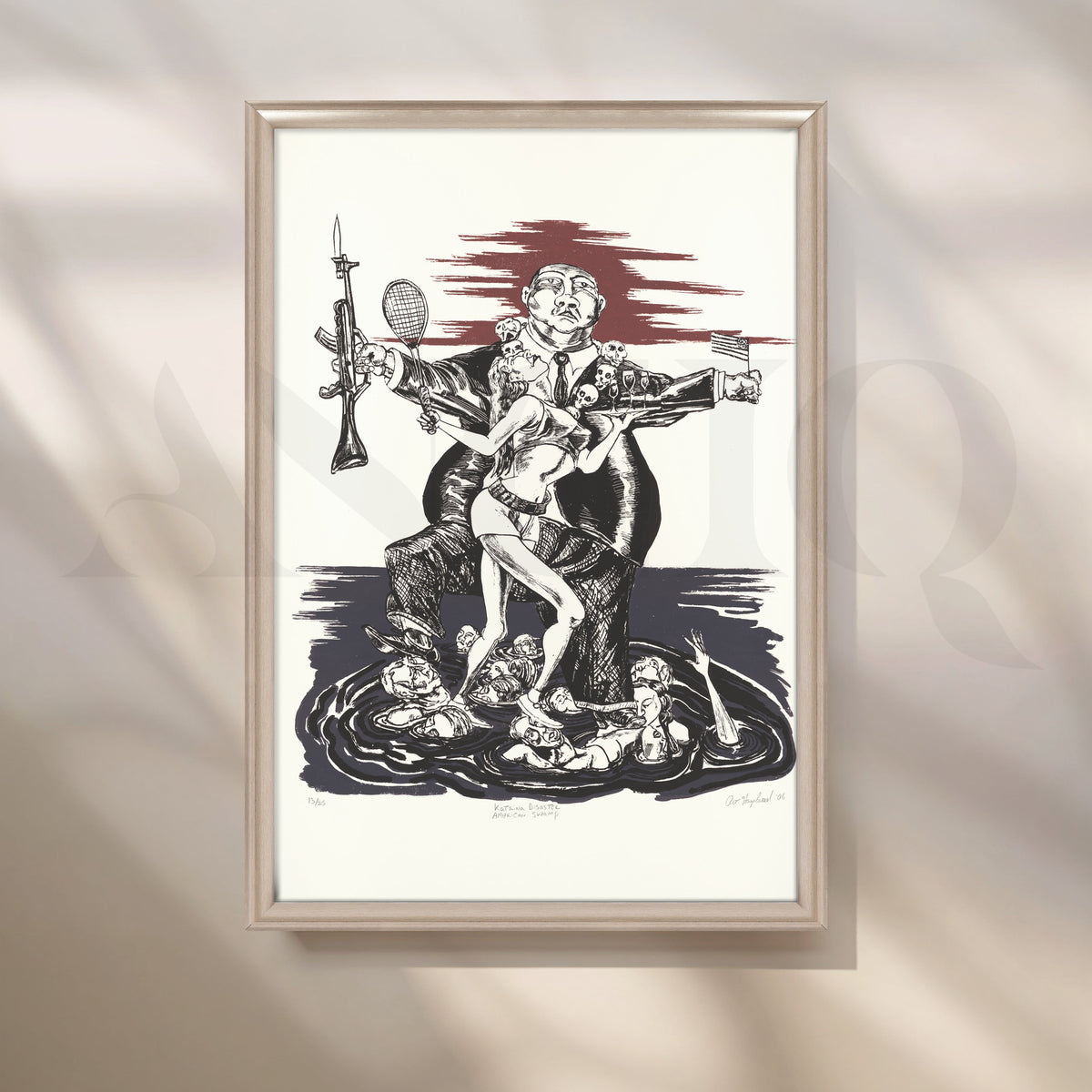 American Beast Canvas Artwork – Asha Art Studio – Image 4