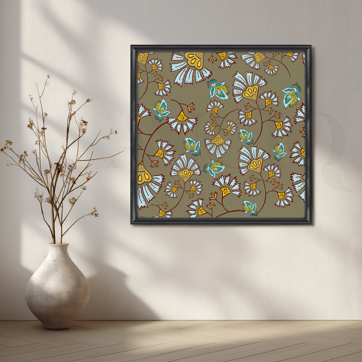 Pastel Meadow Canvas Artwork – Asha Art Studio – Image 3