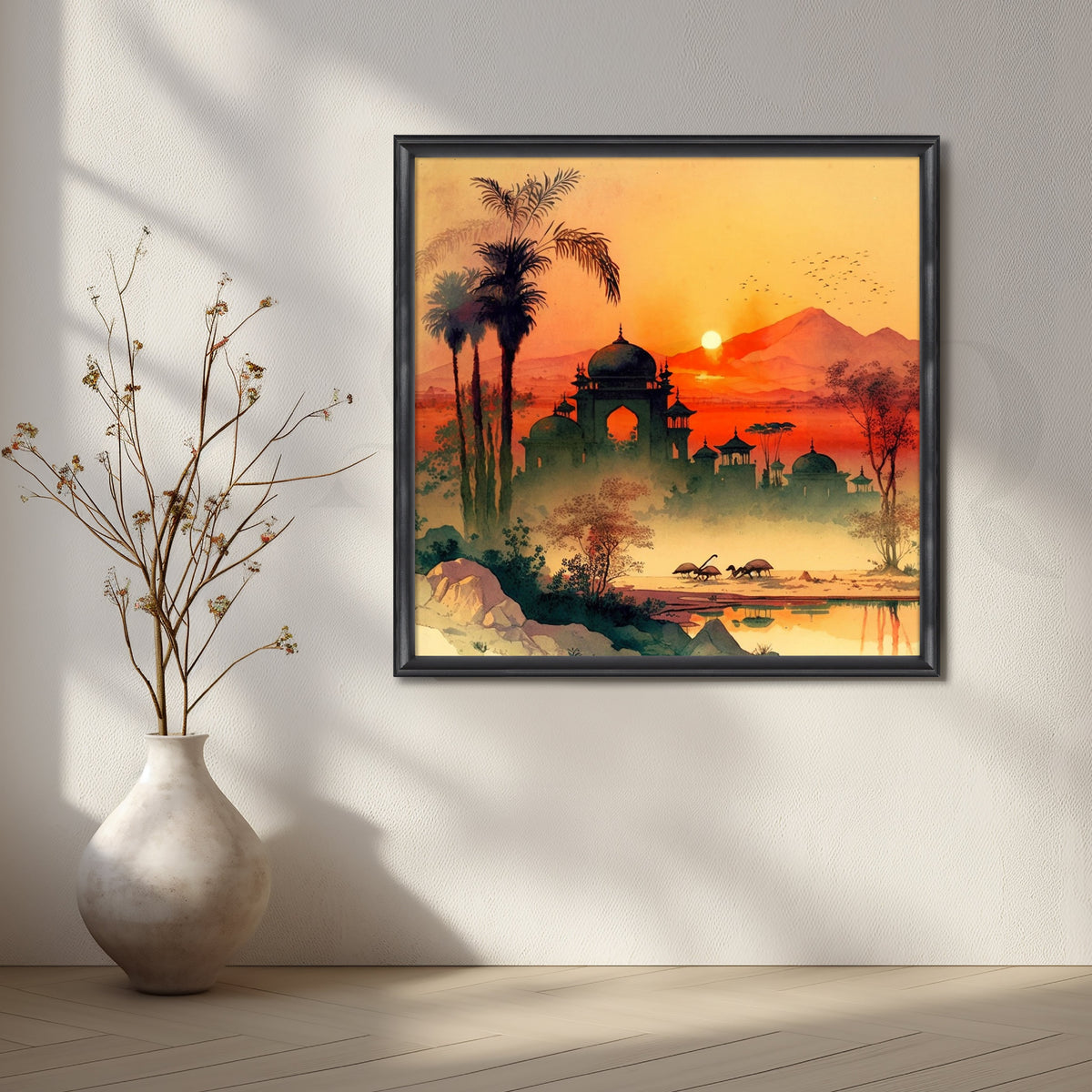 Twilight of Royals Canvas Artwork – Asha Art Studio – Image 3