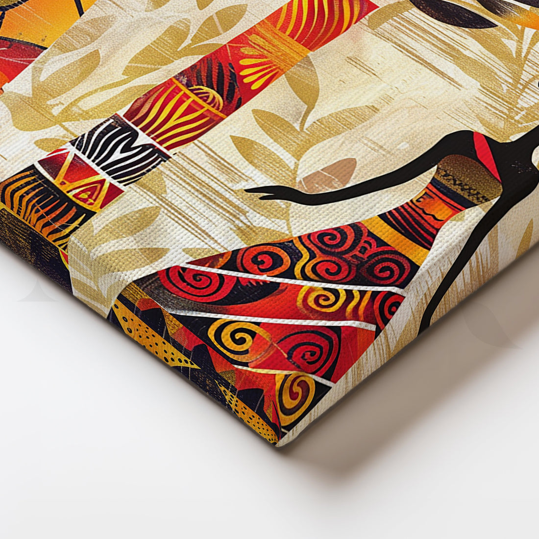 African Rhythms Canvas Artwork – Asha Art Studio