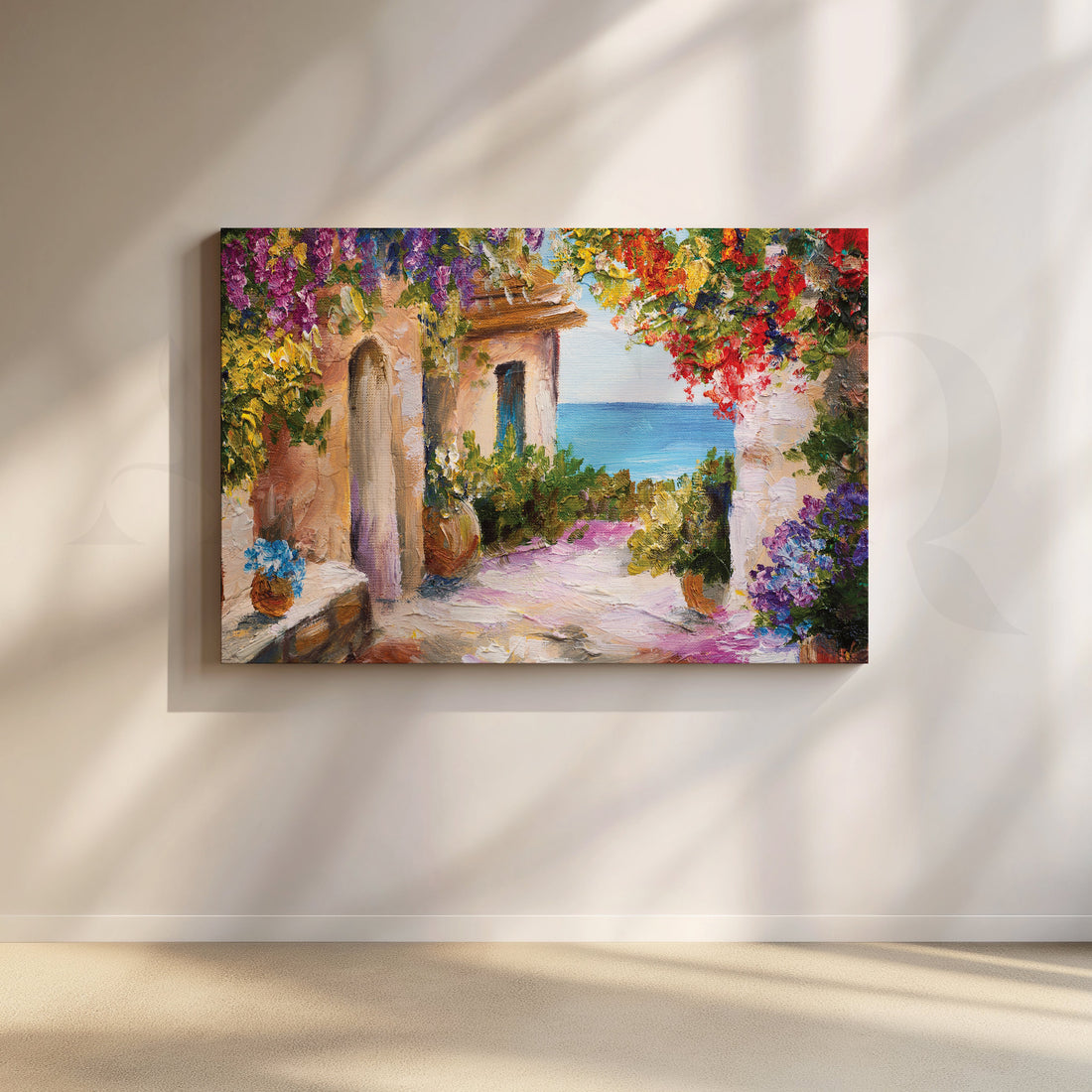European Countryside Canvas Artwork – Asha Art Studio