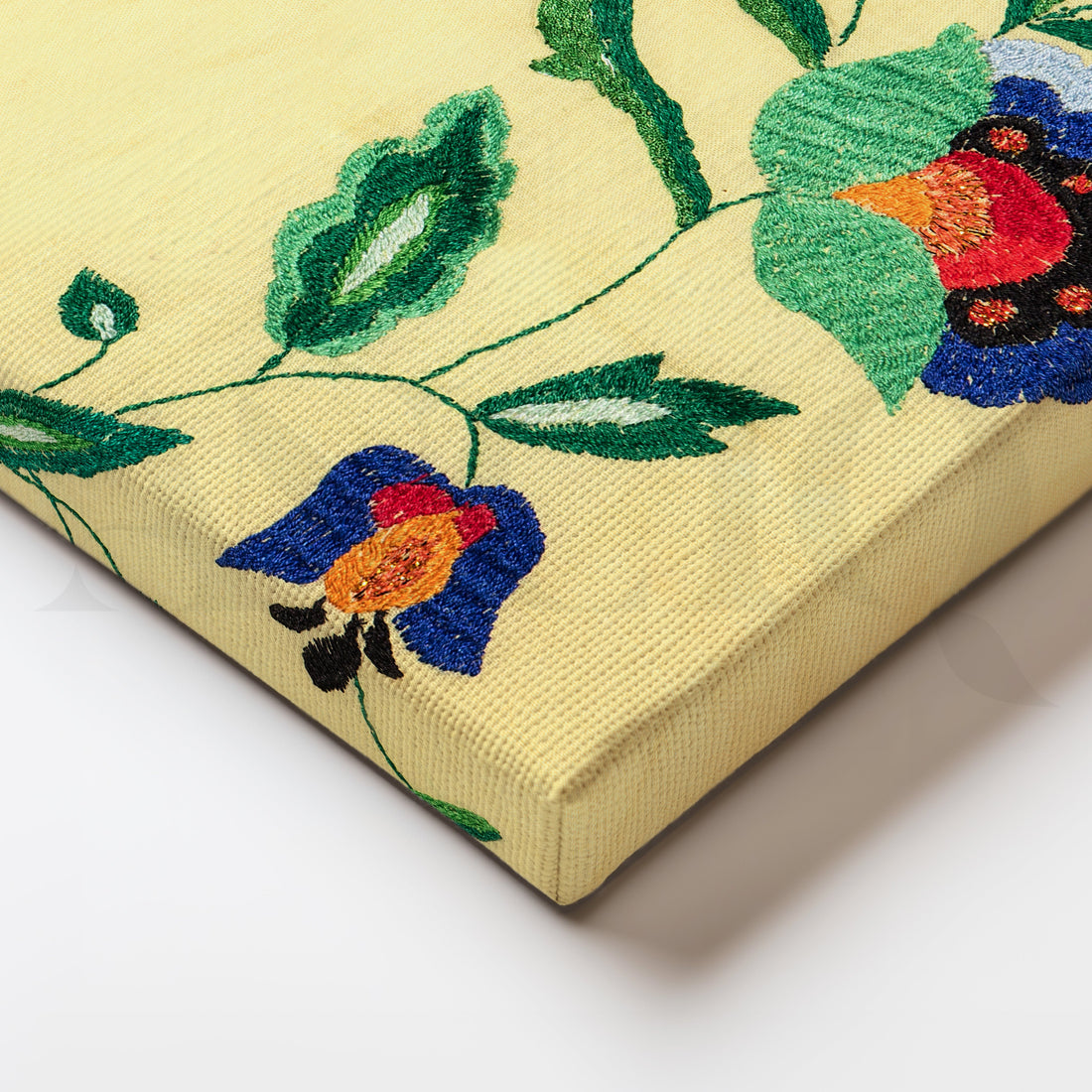 Folk Bloom Canvas Artwork – Asha Art Studio