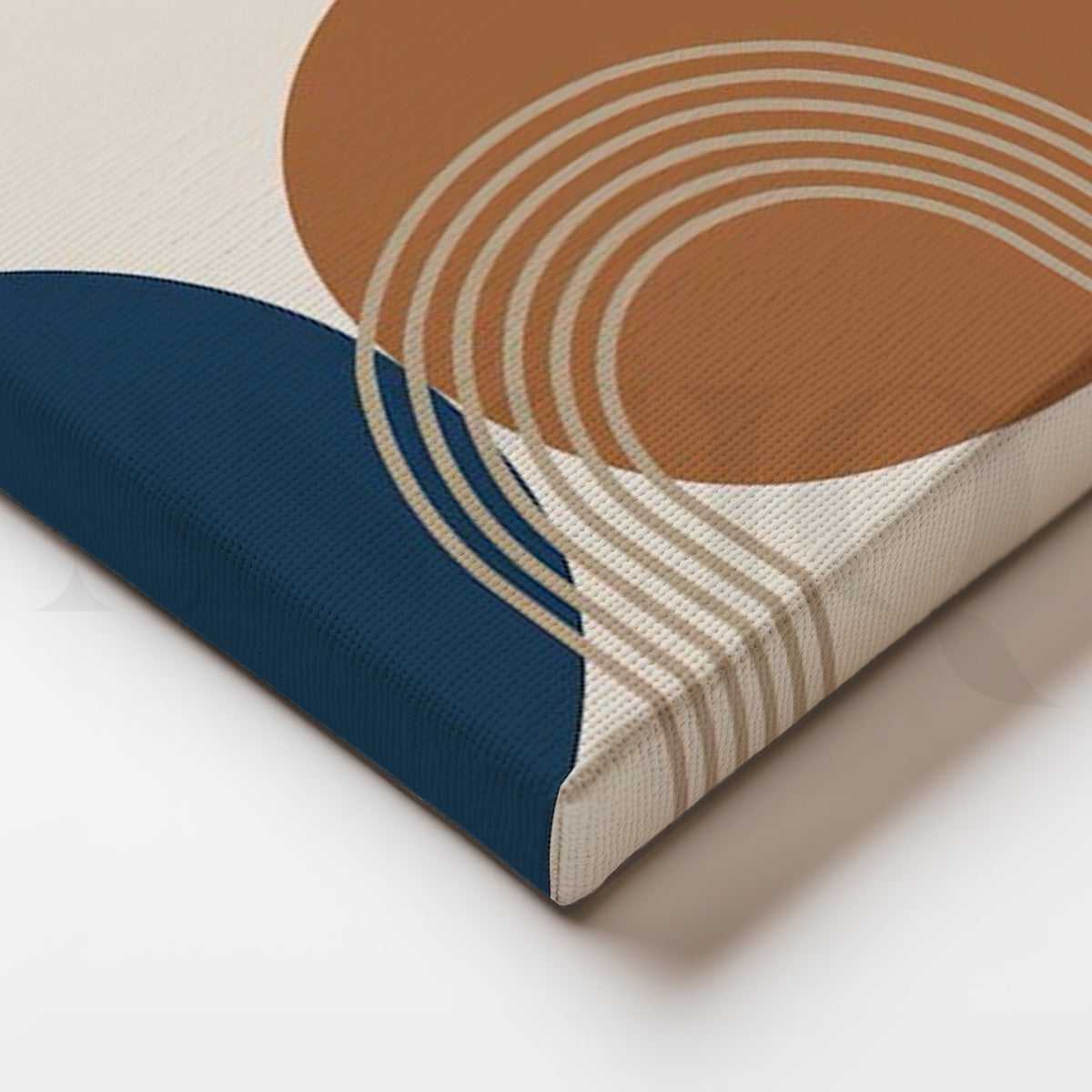 Minimal Sun and Moon Canvas Artwork – Asha Art Studio – Image 2