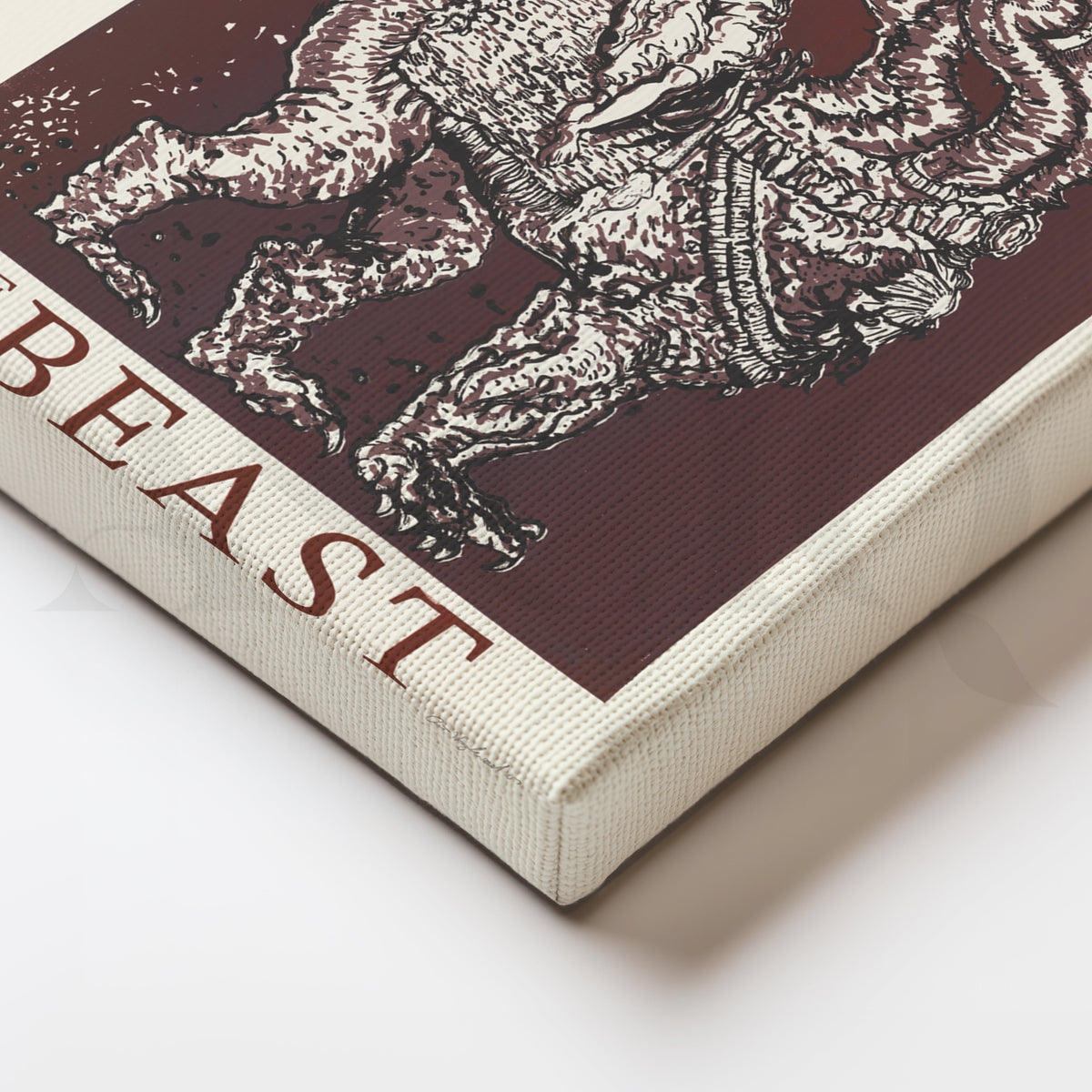 Impeach the Beast Canvas Artwork – Asha Art Studio – Image 2