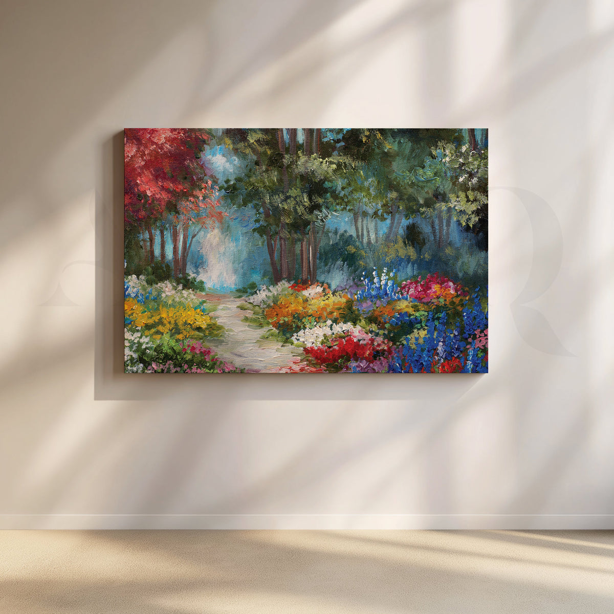 Enchanting Flower Garden Artwork – Asha Art Studio