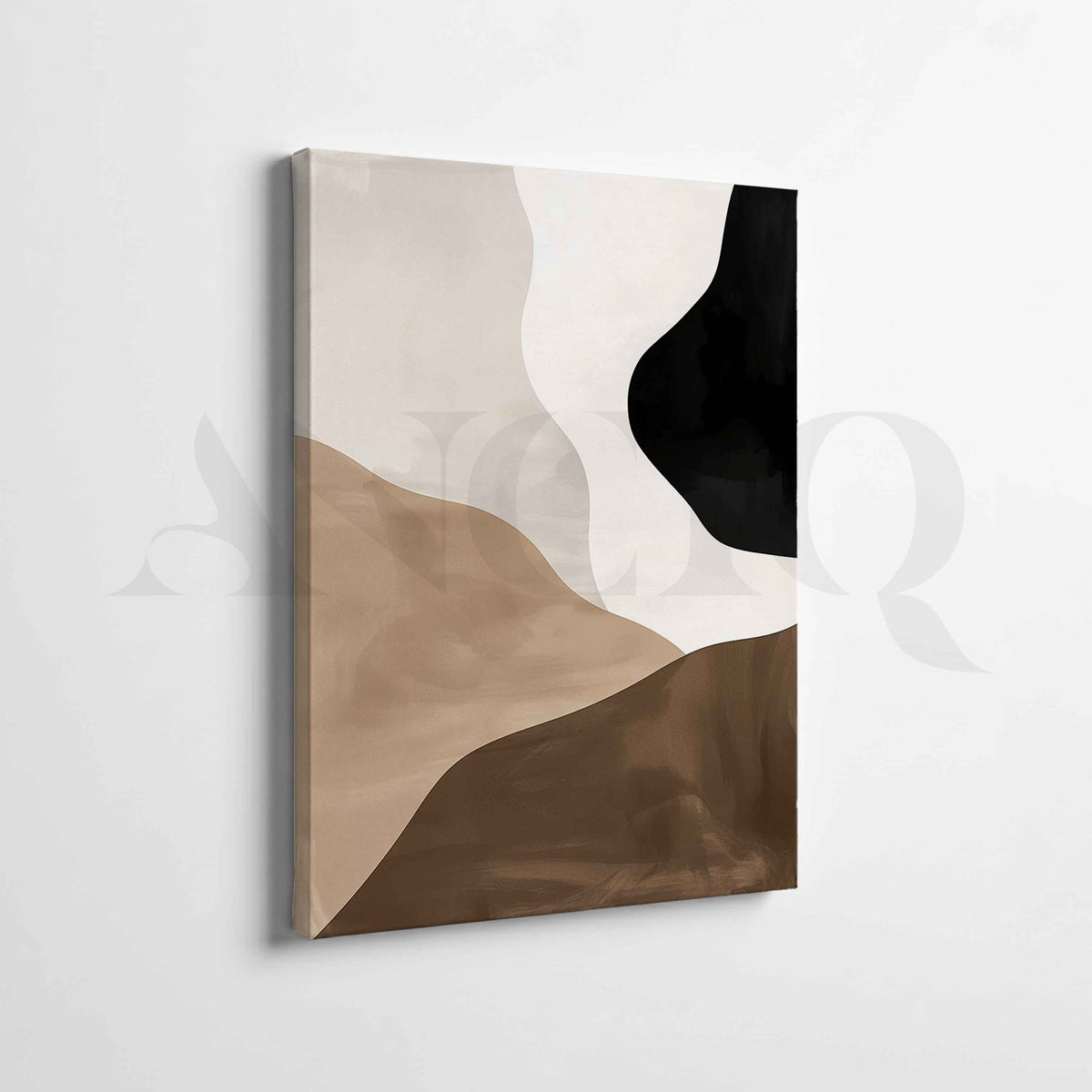 Neutral Abstract Forms Gallery Wall Set of 4 – Asha Art Studio – Image 6