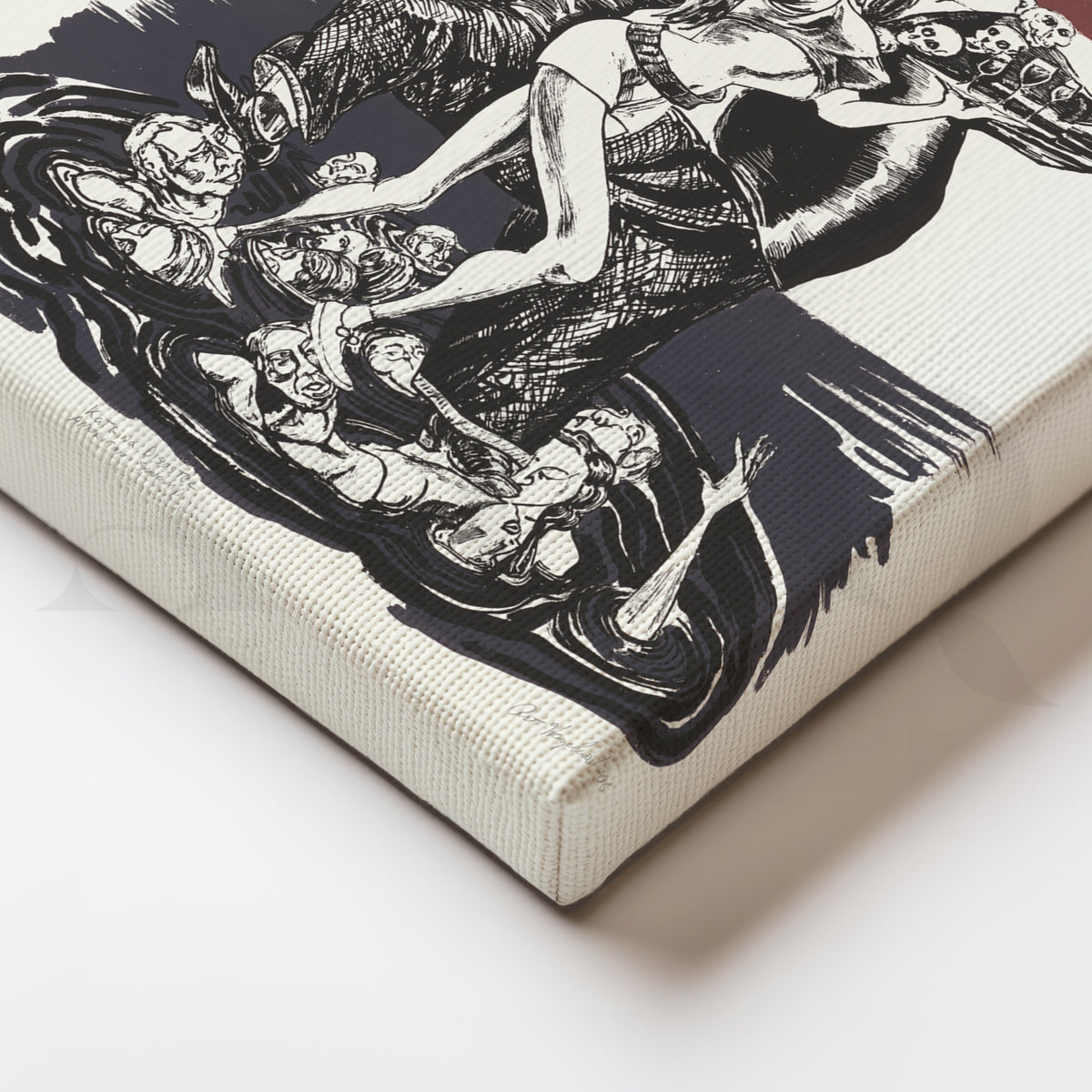 American Beast Canvas Artwork – Asha Art Studio – Image 2