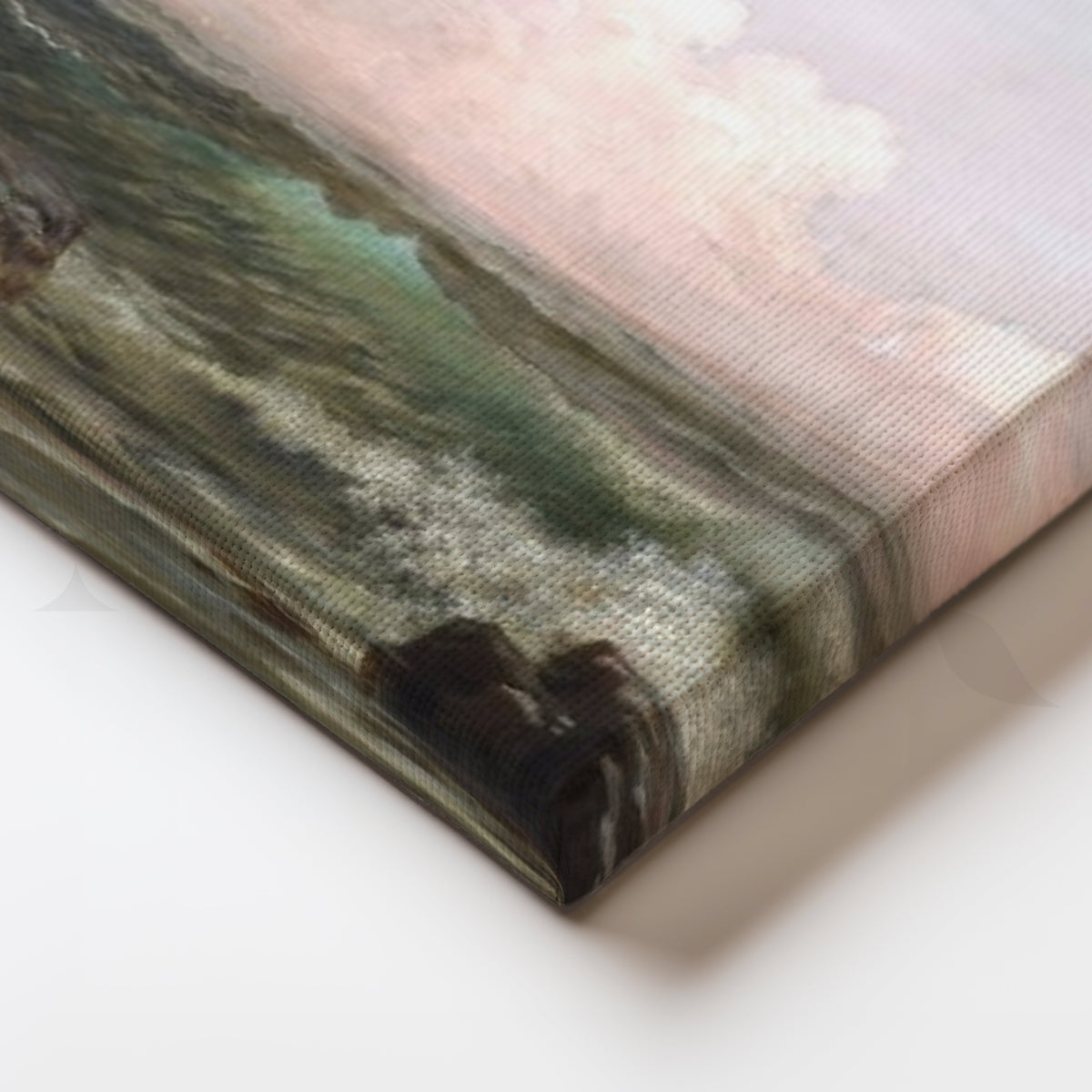 Storm Break Coastline Canvas Artwork – Asha Art Studio – Image 2
