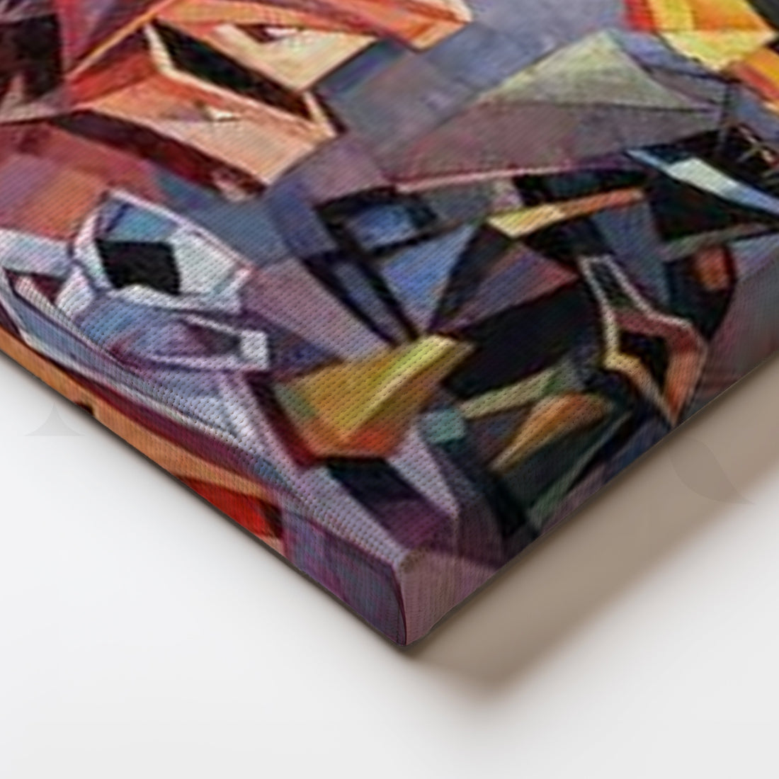 Cubist Coffee Table Still Life Canvas Artwork – Asha Art Studio
