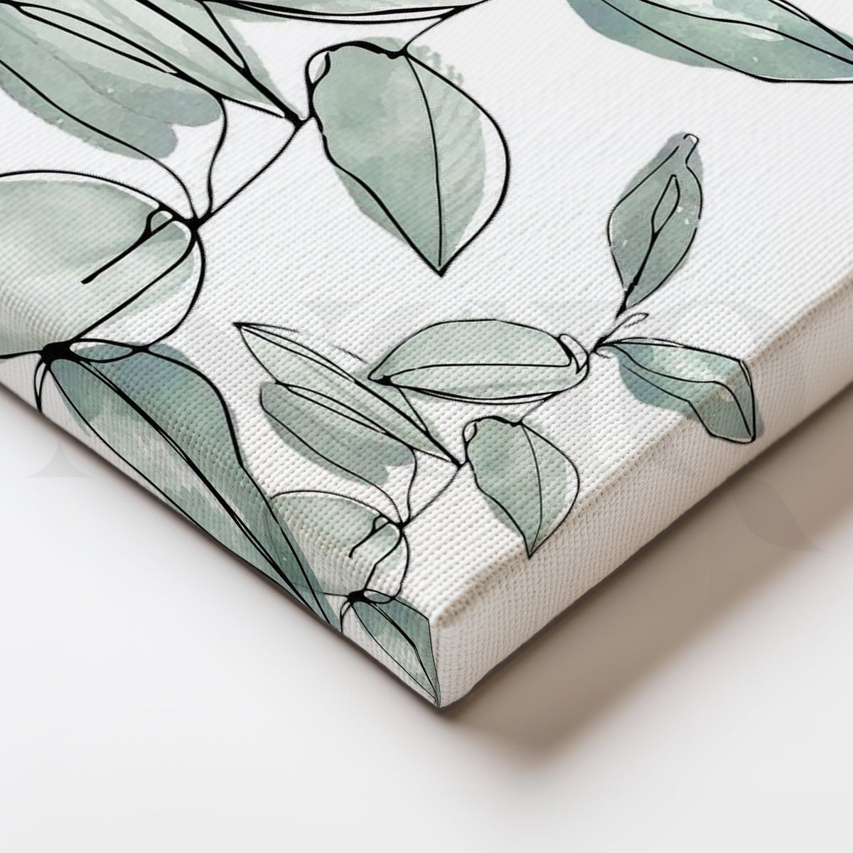 Botanical Flow Canvas Artwork – Asha Art Studio – Image 2