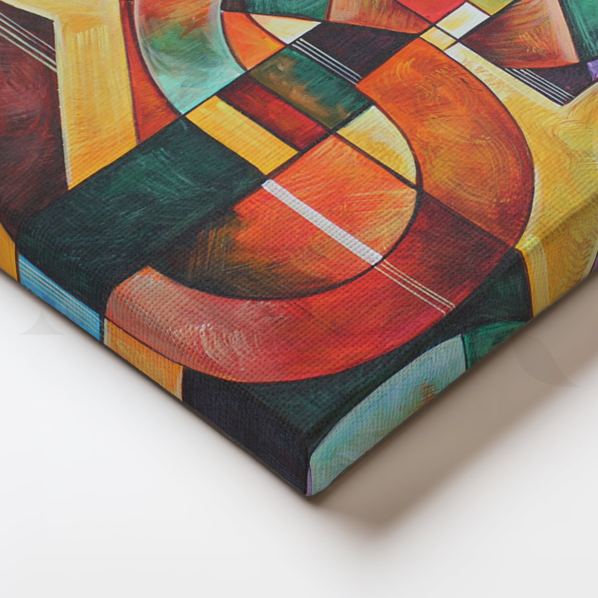Vibrant Multicolor Geometric Artwork – Asha Art Studio – Image 2