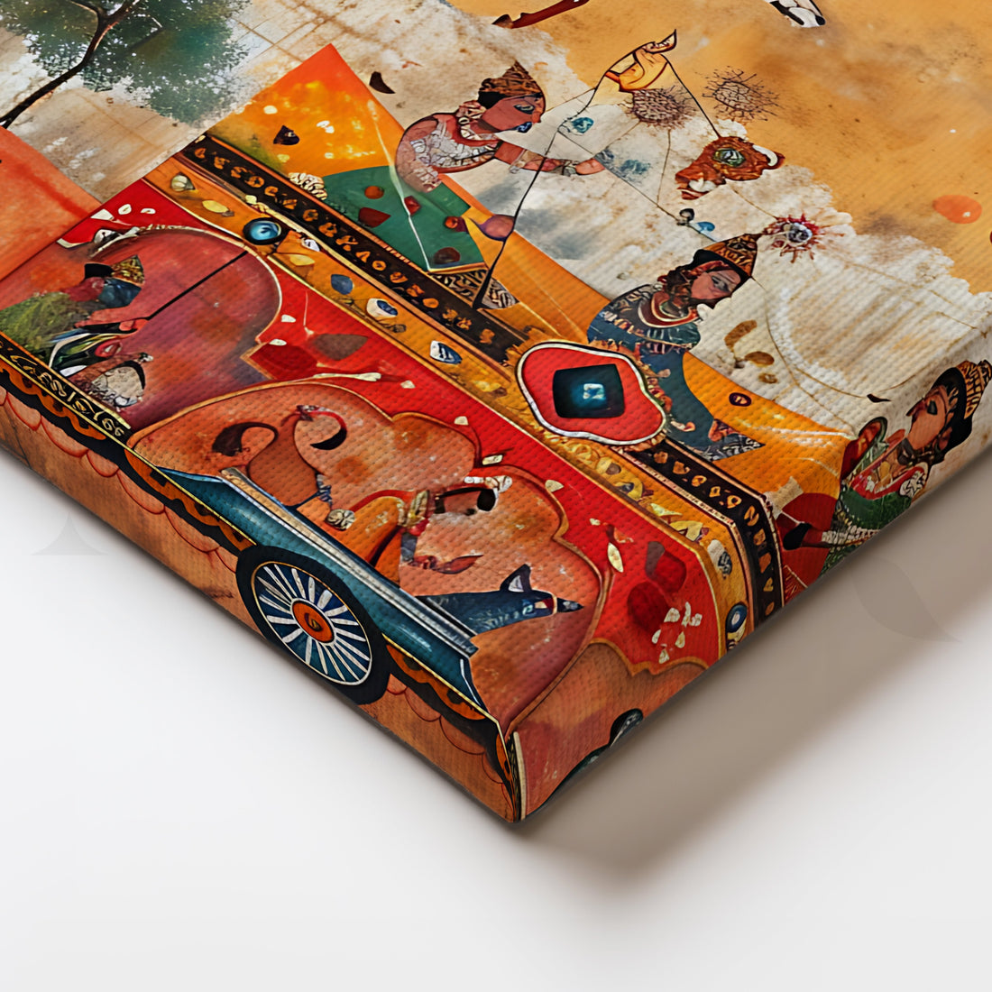 Royal Parade of Joy Canvas Artwork – Asha Art Studio