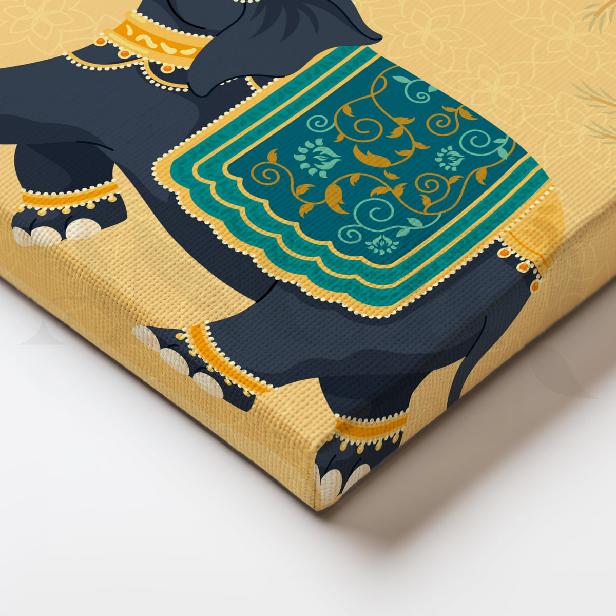Royal Arch Elephant Canvas Artwork – Asha Art Studio – Image 2