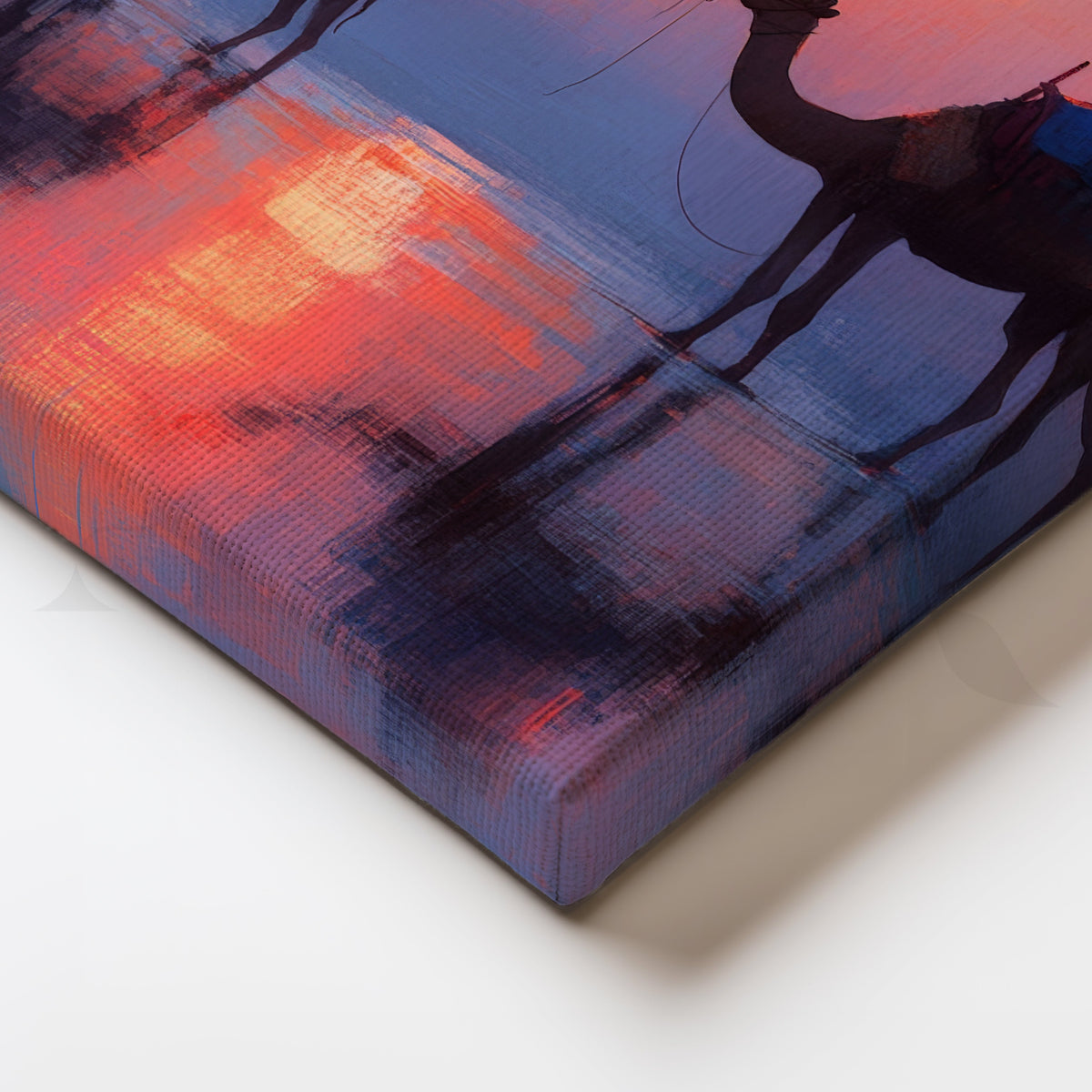Twilight Caravan Canvas Artwork – Asha Art Studio – Image 2