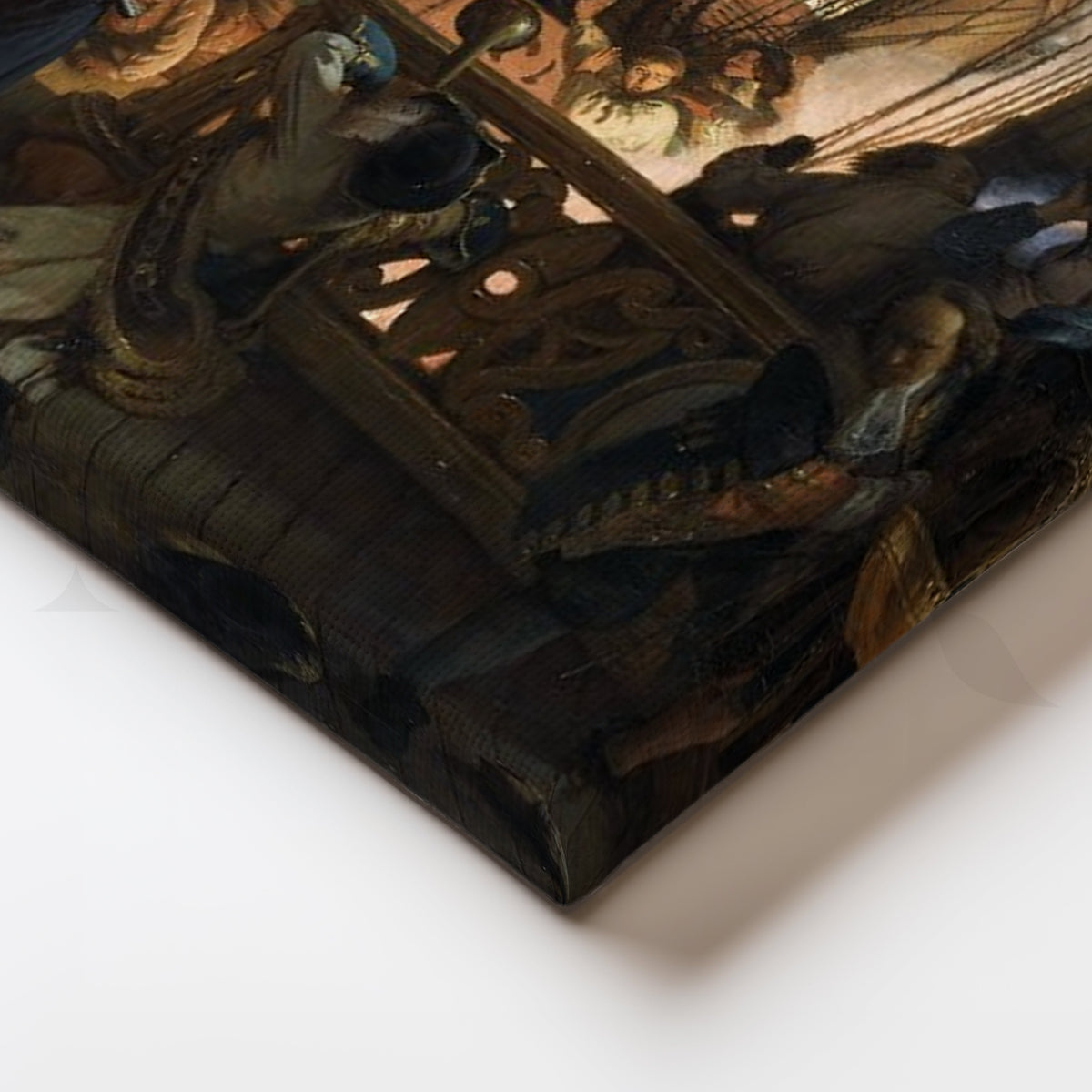 Deck Battle Scene Canvas Artwork – Asha Art Studio – Image 2