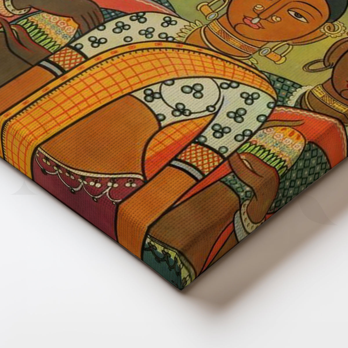 Traditional Indian Women Procession Artwork – Asha Art Studio – Image 2