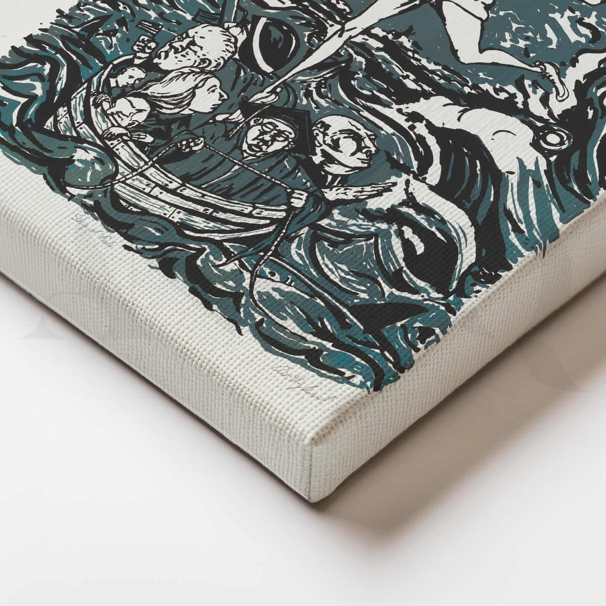 Ship of Fools Canvas Artwork – Asha Art Studio – Image 2