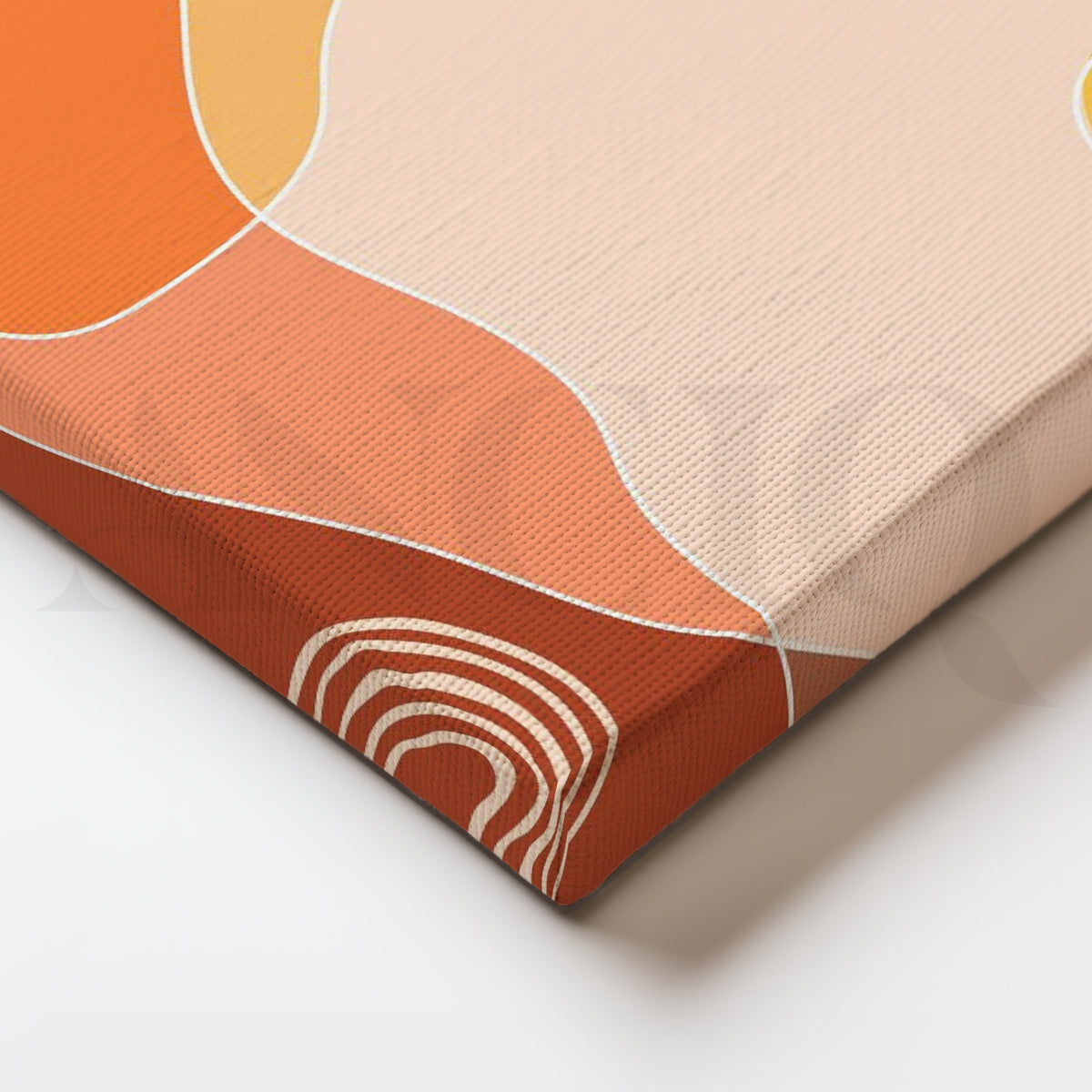 Boho Sunset Abstract Canvas Artwork – Asha Art Studio – Image 2