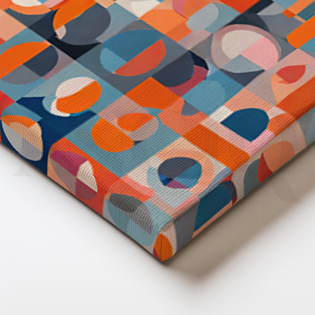 Color Block Geometric Canvas Artwork – Asha Art Studio – Image 2