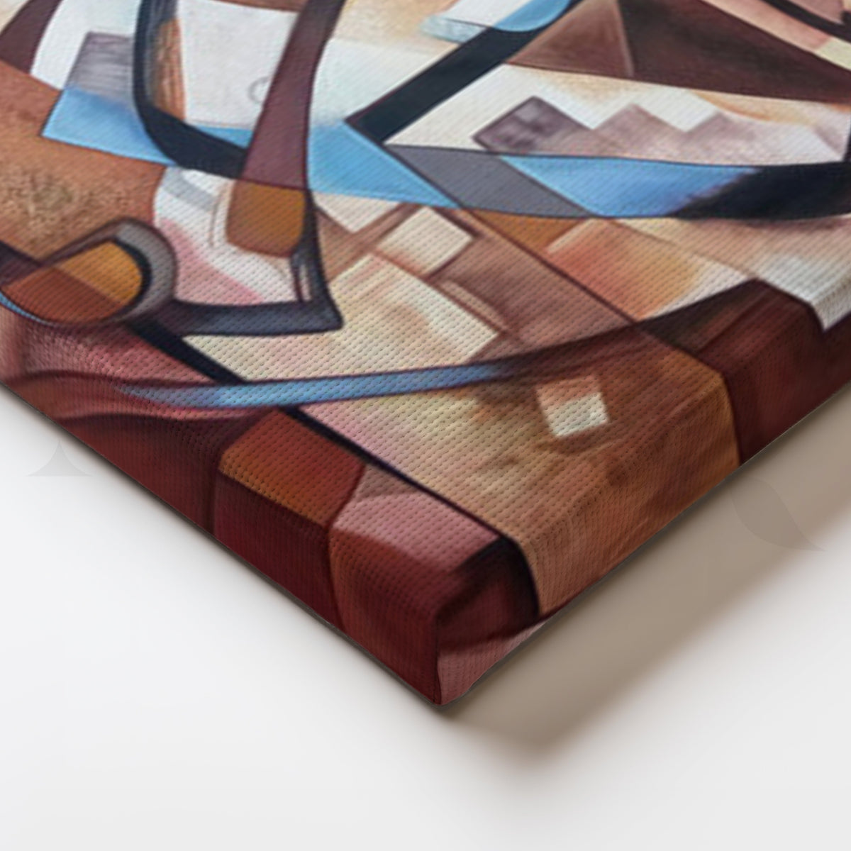 Cubist Abstract Canvas Artwork – Asha Art Studio – Image 2