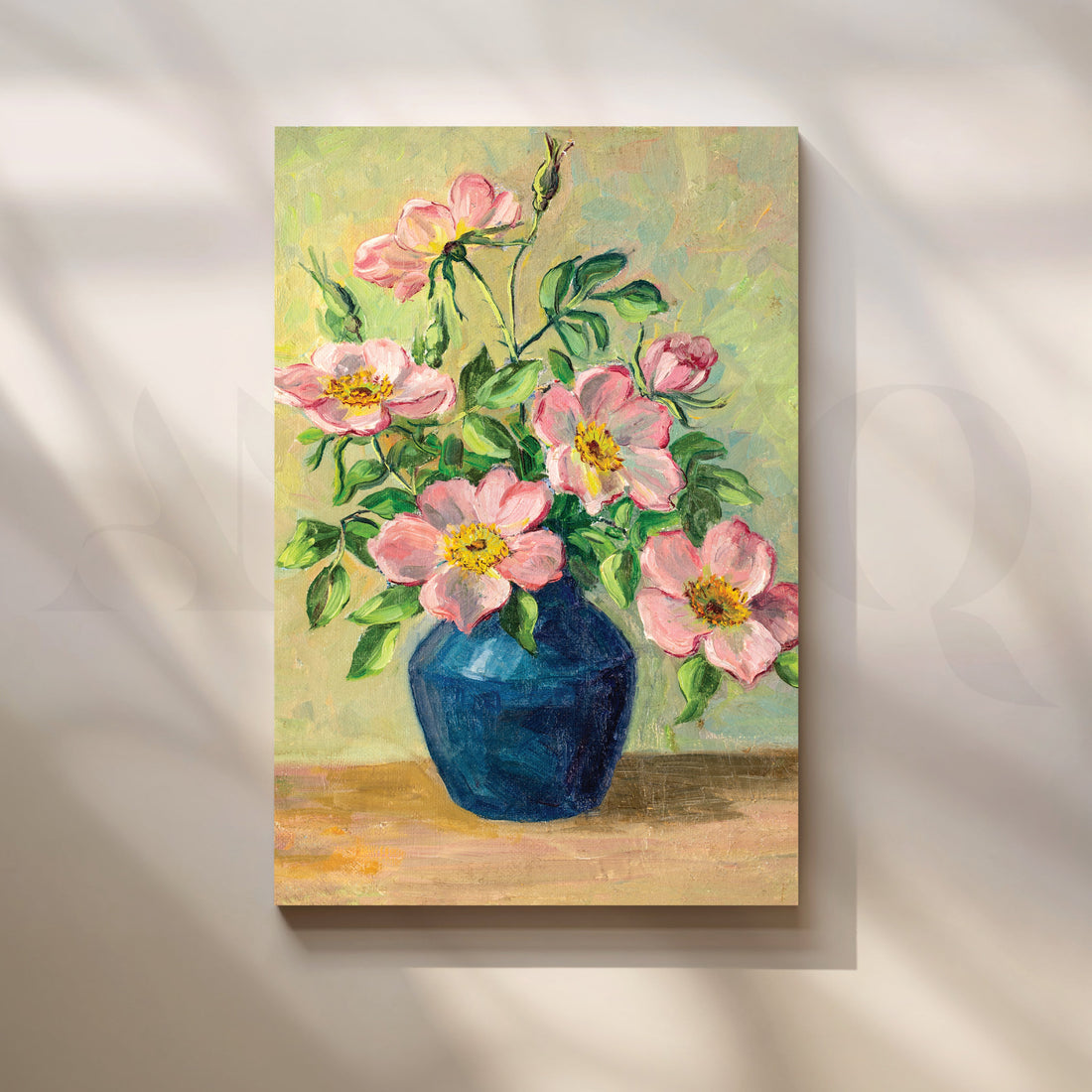 Blossoms in Harmony Canvas Artwork – Asha Art Studio